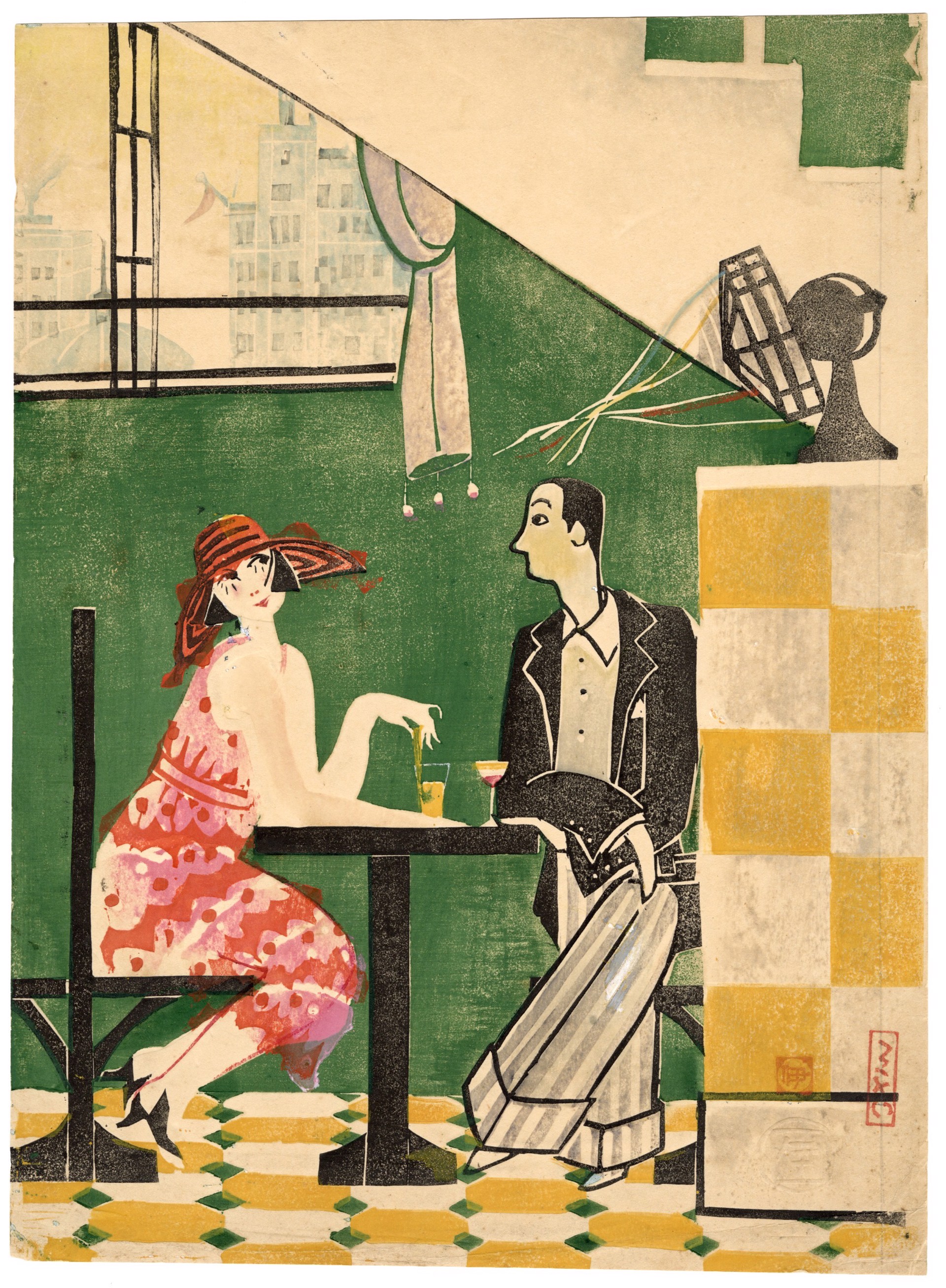 Cafe - A Cocktail Between Skyscrapers by Isaku Nakagawa | The Art