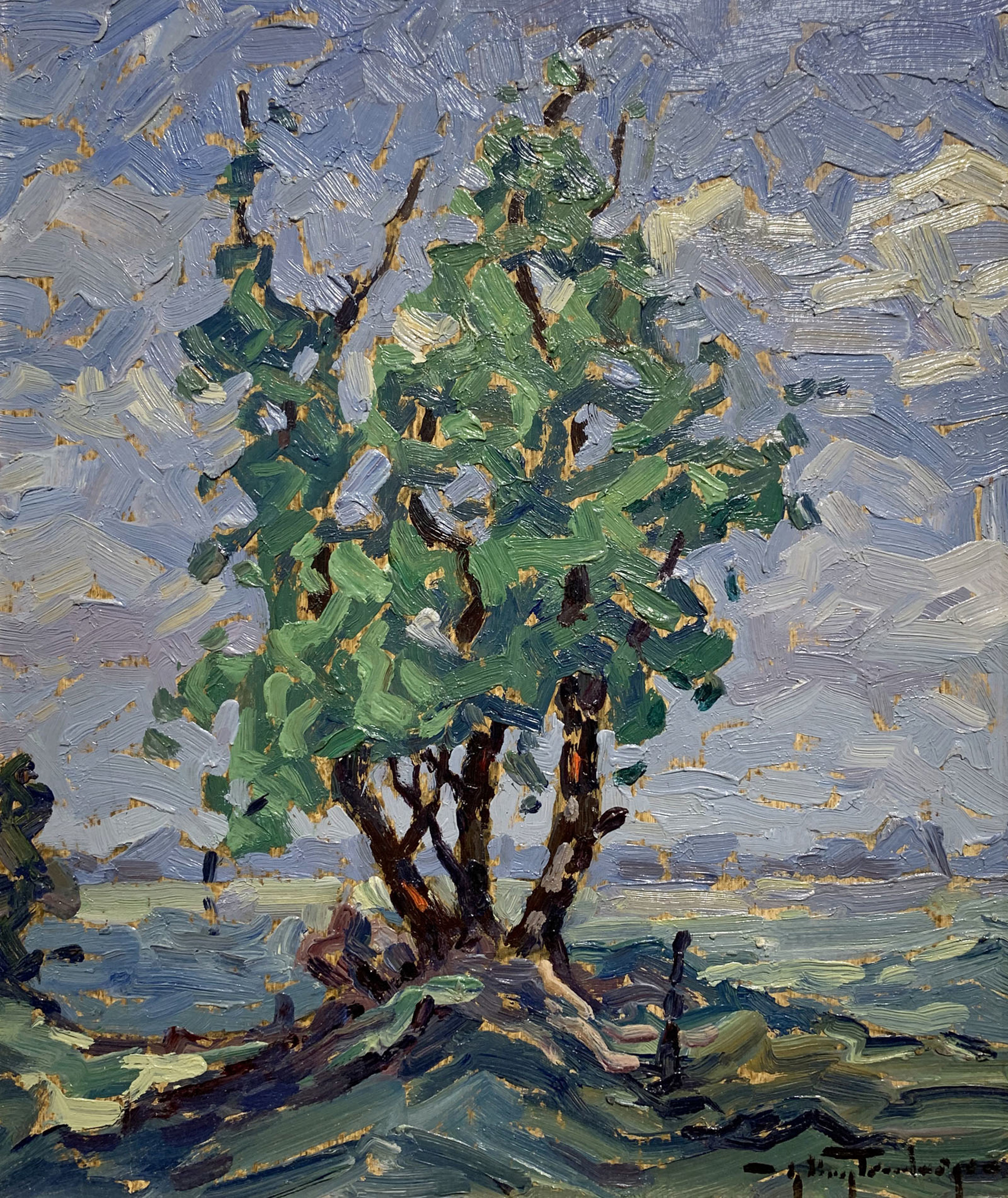 Lonely Tree by George Buytendorp (1923-2014)