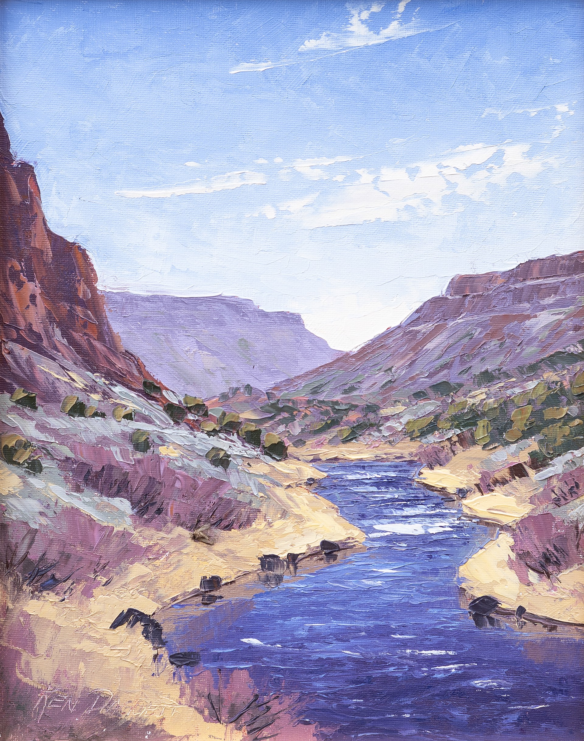 Rio Grande at Pilar by Ken Daggett