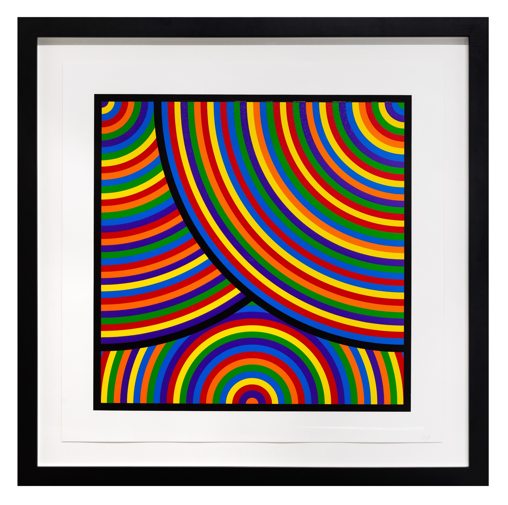 Color Bands, Plate #03 by Sol LeWitt