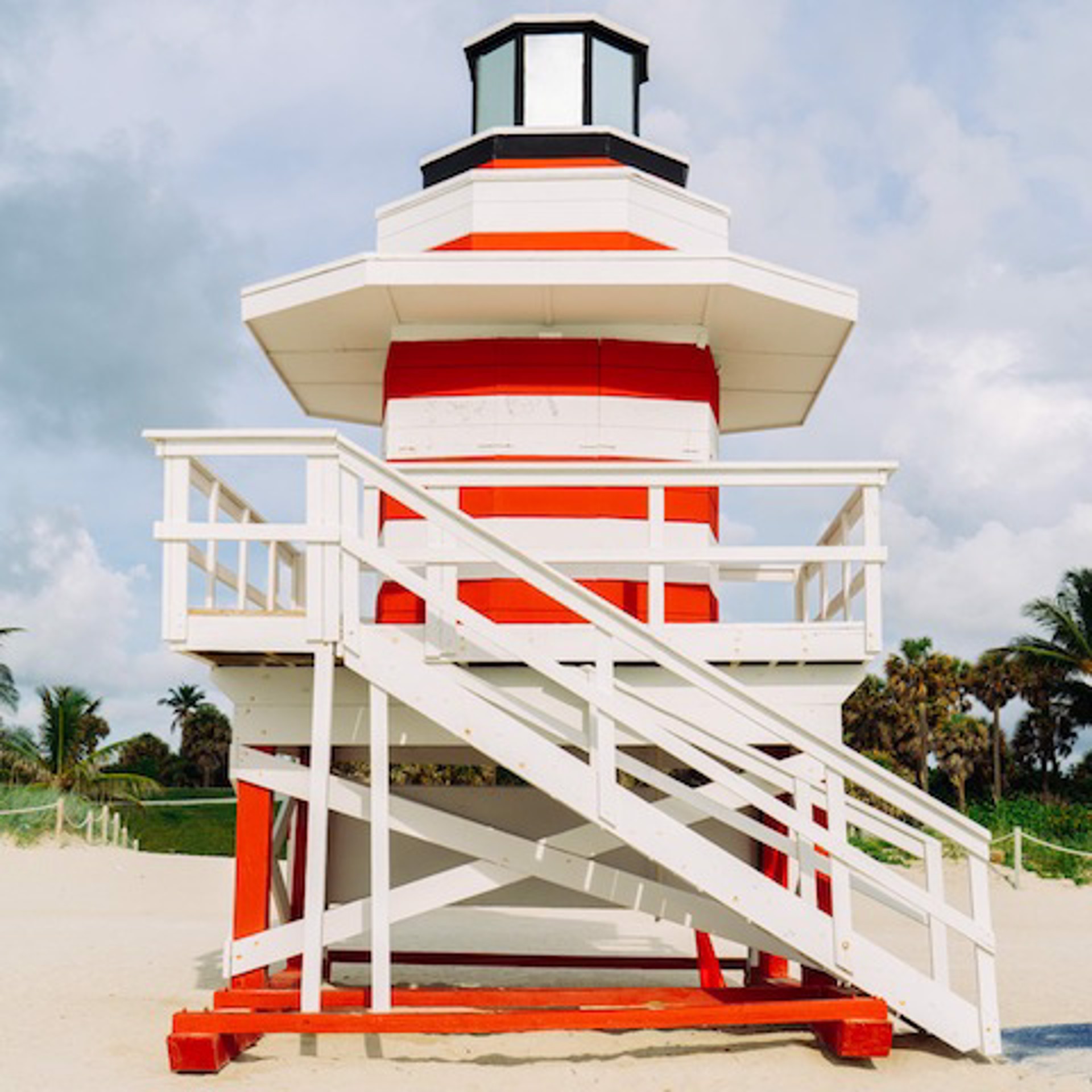 Lighthouse Lifeguard Stand by Peter Mendelson