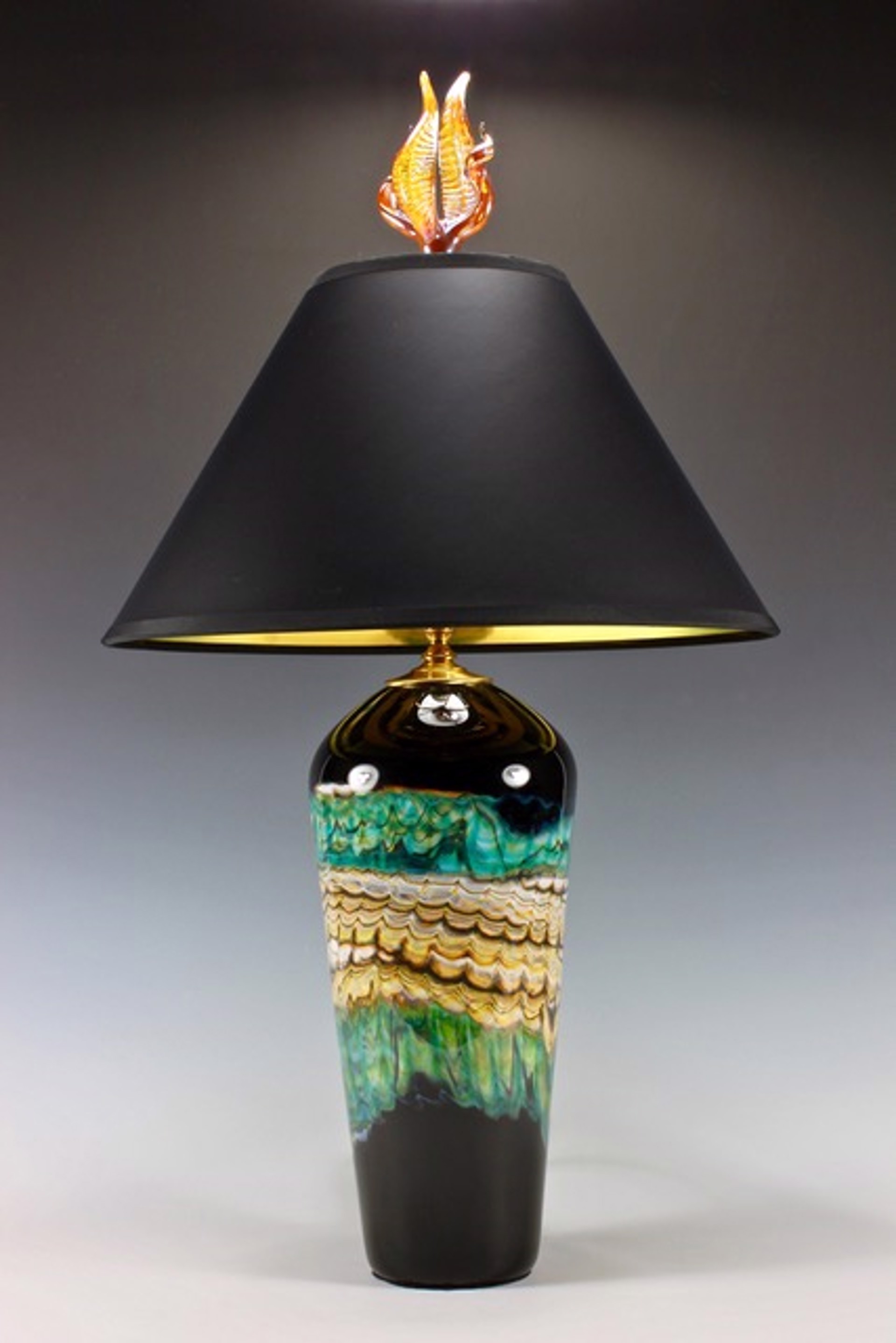Black Opal Table Lamp by Danielle Blade Stephen Gartner