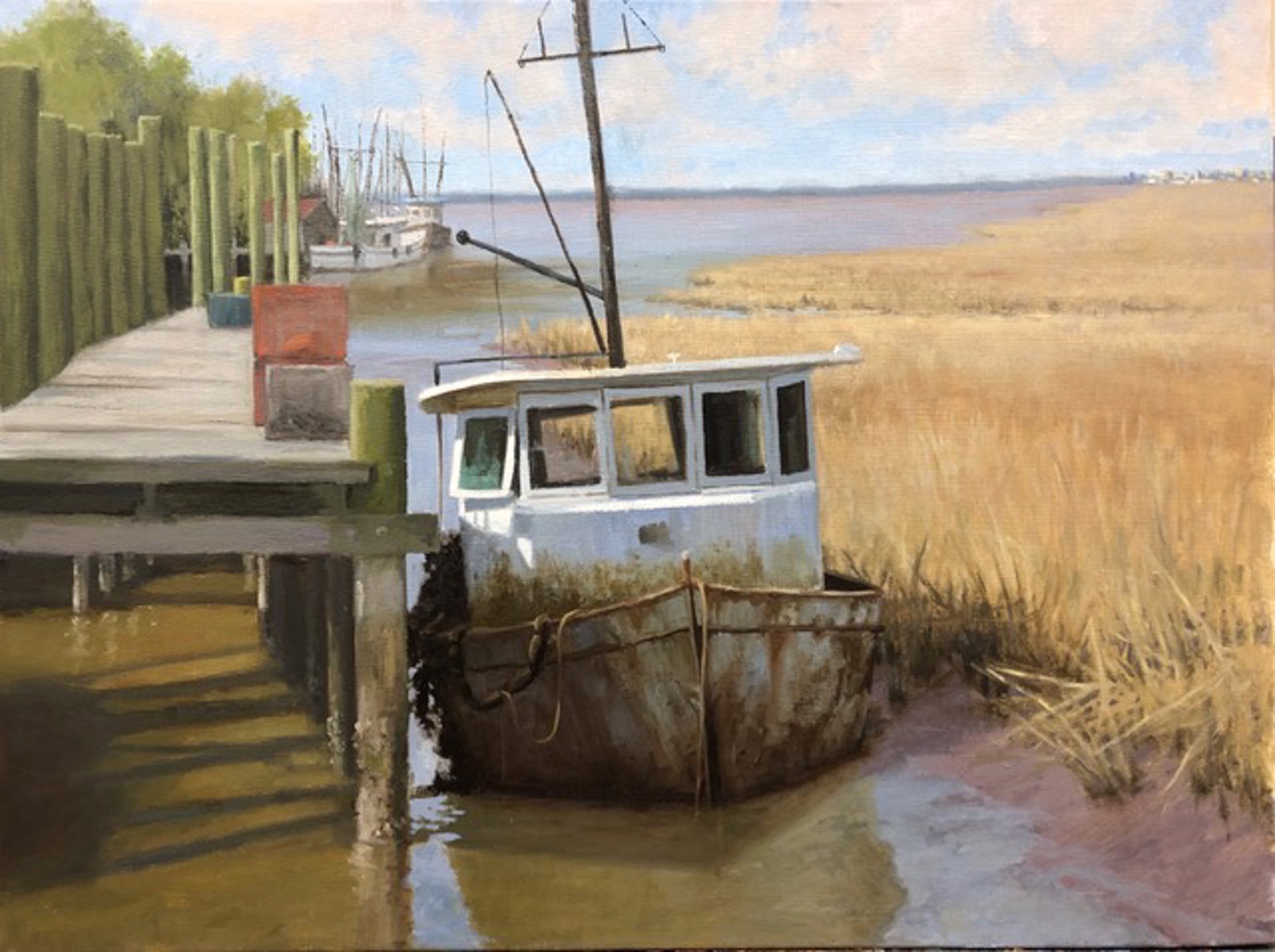 Stuck at Low Tide by Beverly Ford Evans