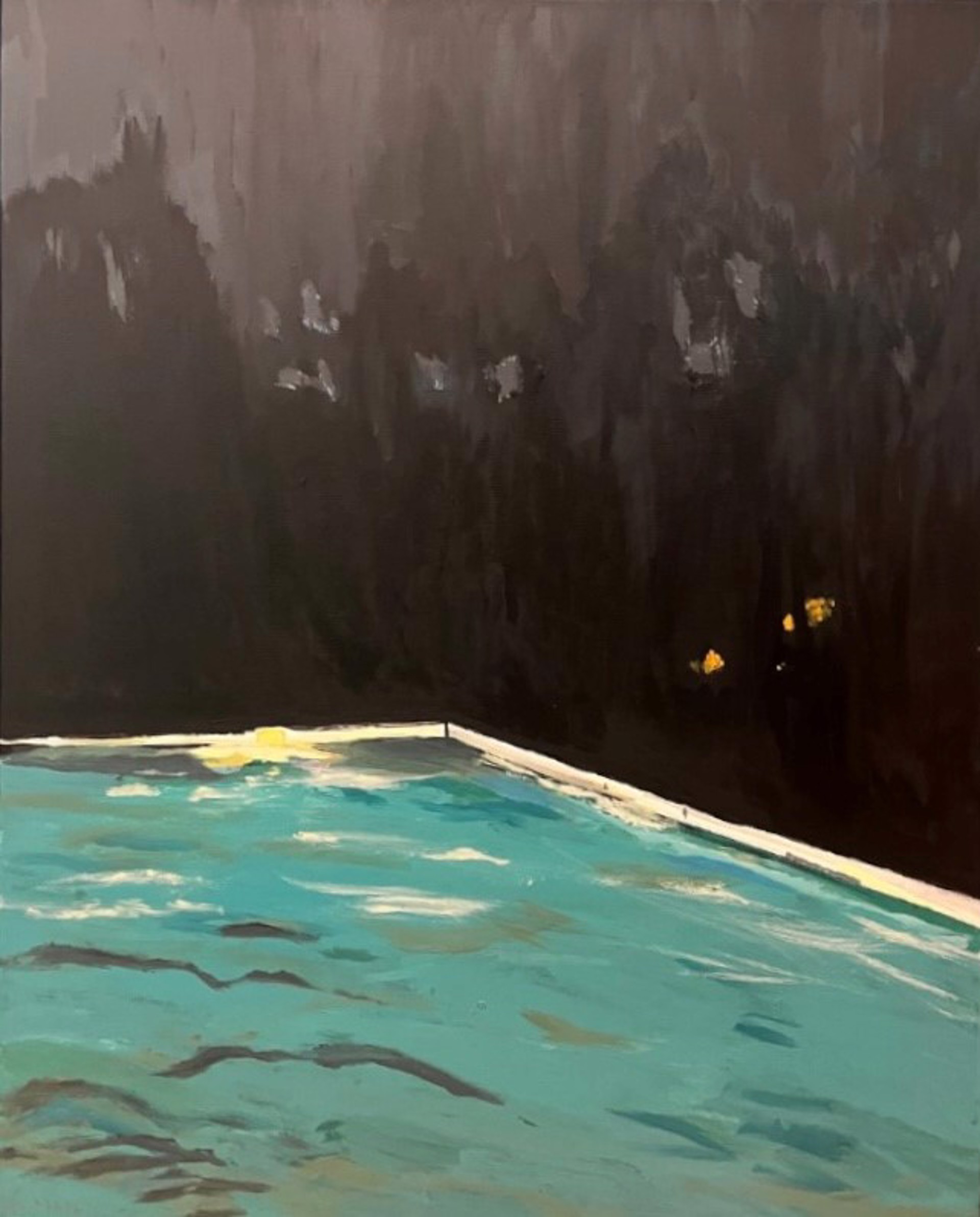 Pool at Night by Summer Bennett