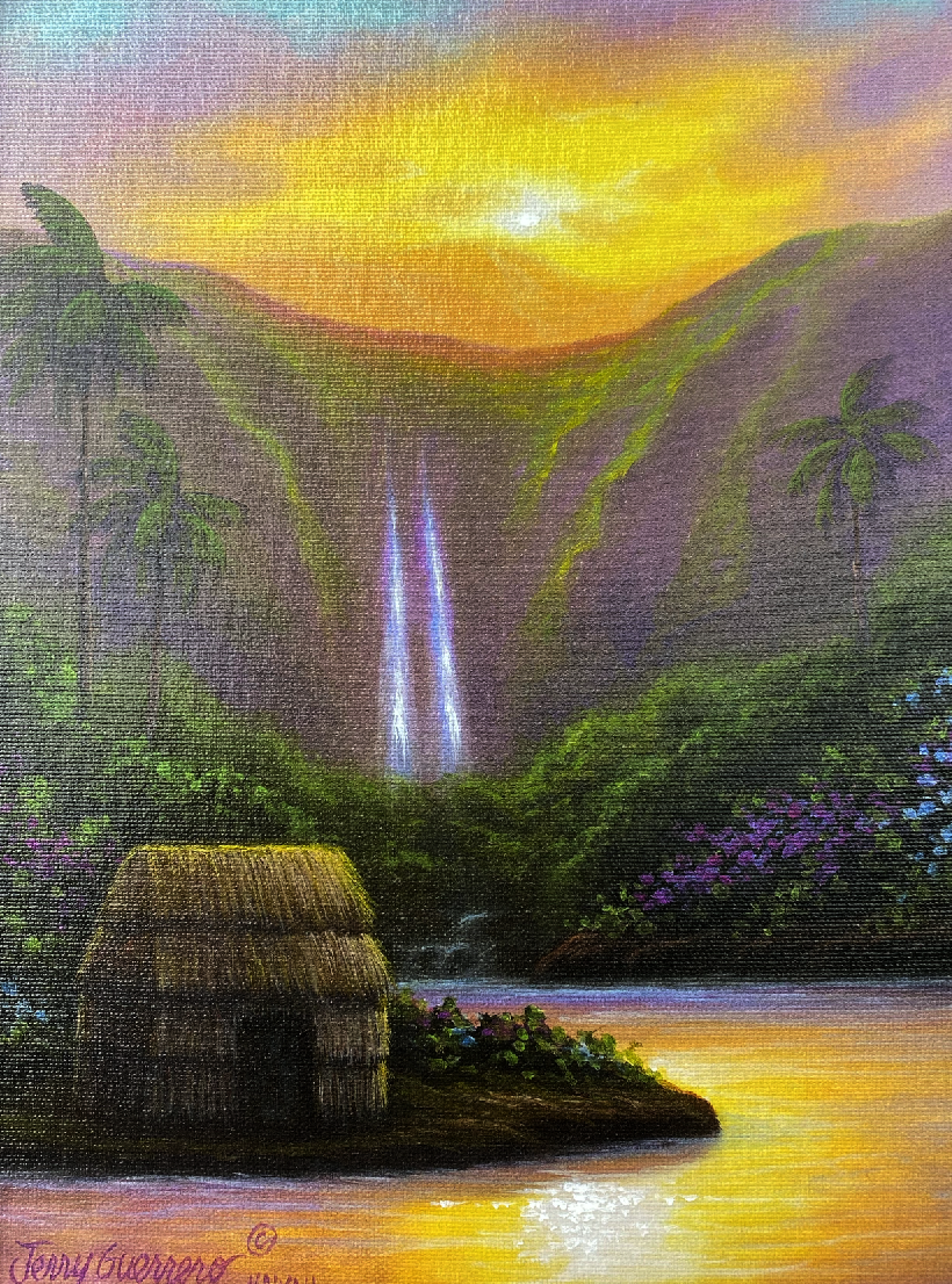 Hawaiian Hut by Jerry Guerrero