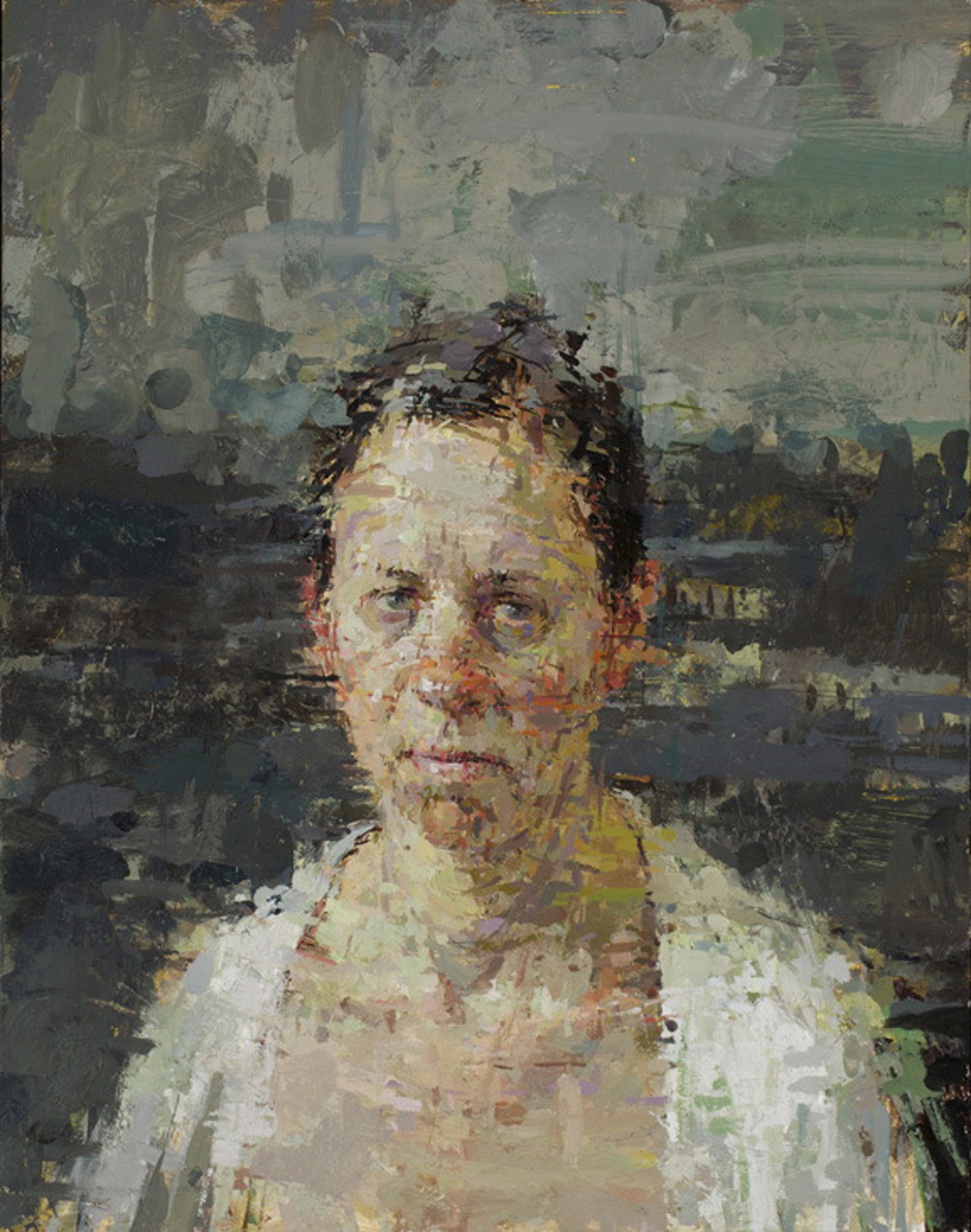 Rachel with White Robe by Ann Gale