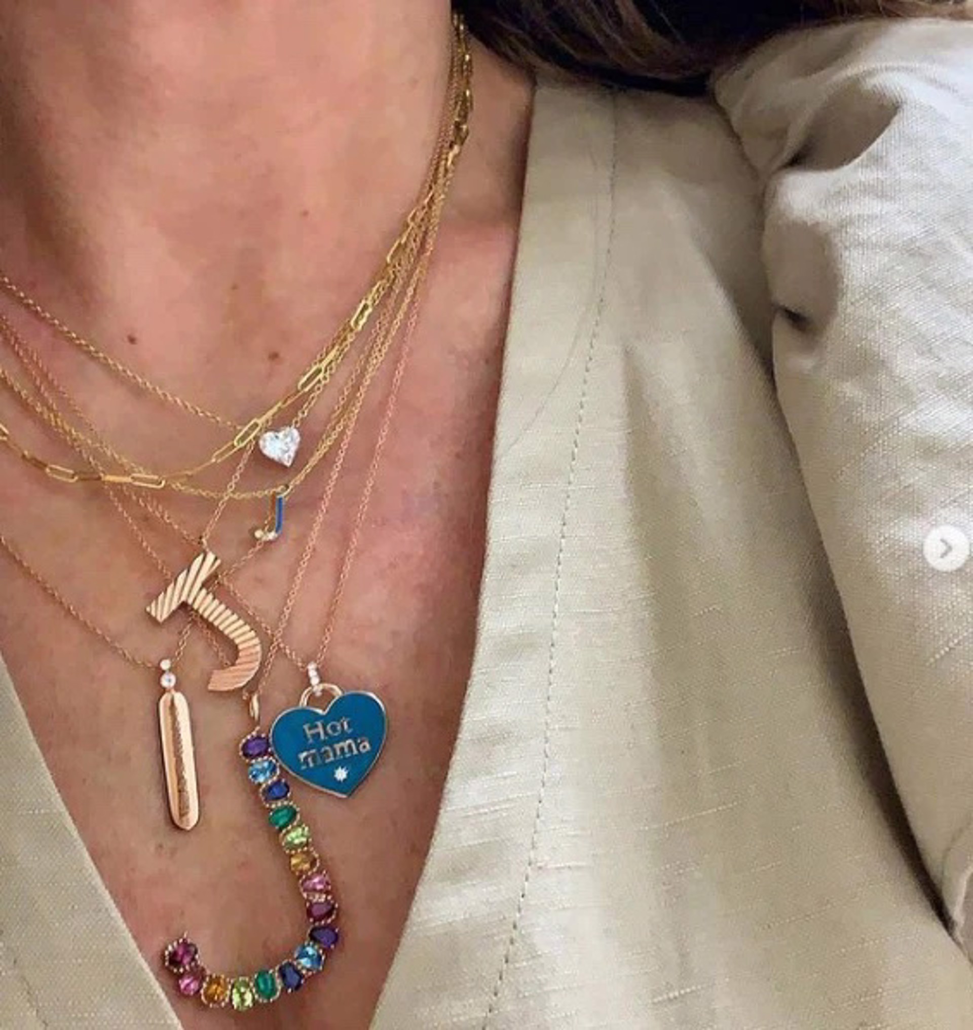 The Celeste Necklace by My Story Fine Jewelry by Jackie Cohen