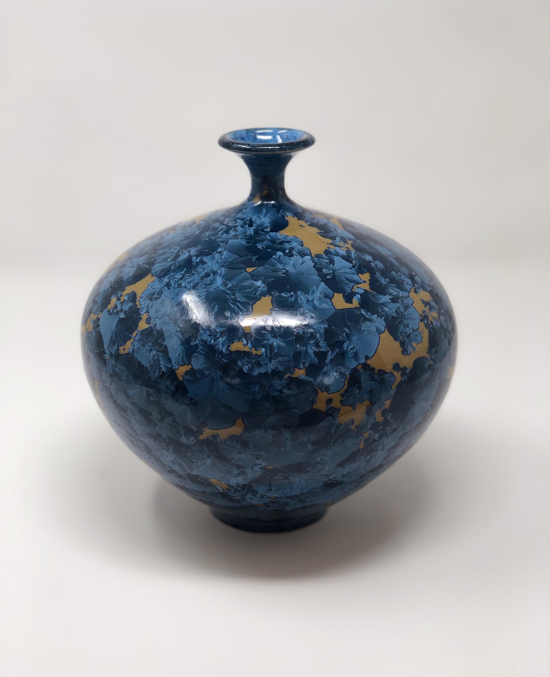 Midnight Blue Vase II by Jim Keffer