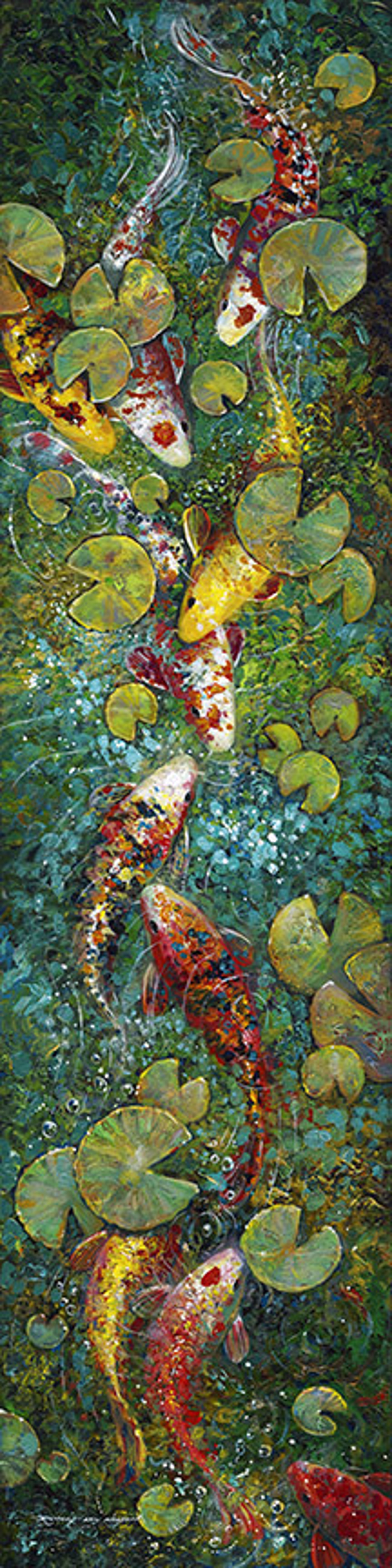 Koi Tranquility by Robert Lyn Nelson
