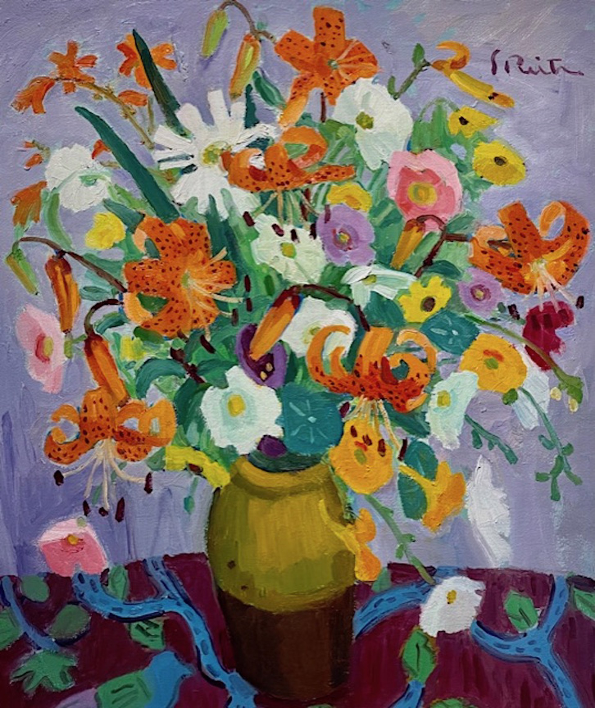 Bouquet With Tiger Lily by Susan Reith