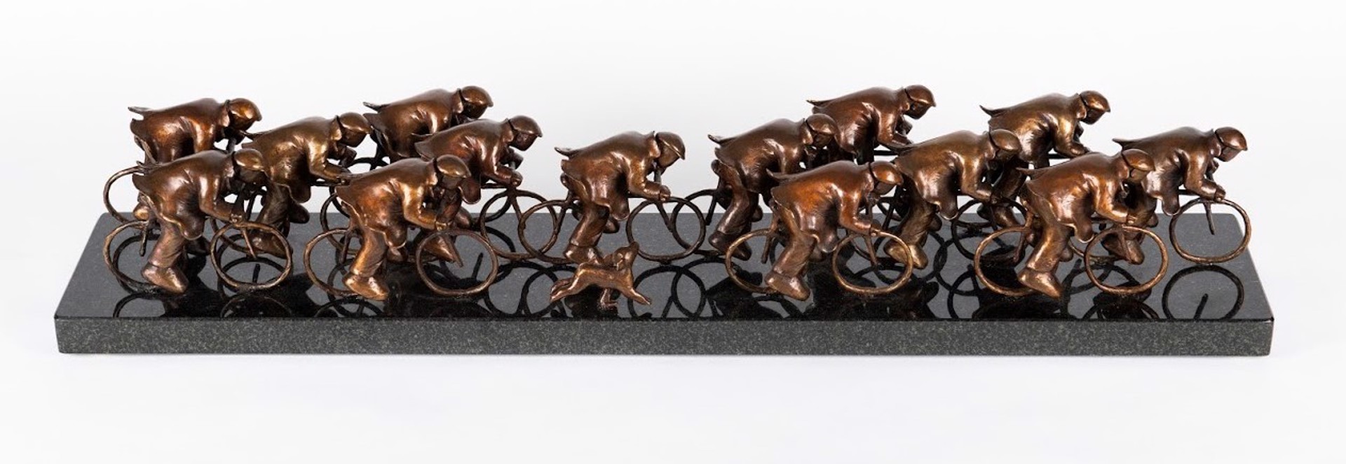 The Race by Mackenzie Thorpe - Sculpture