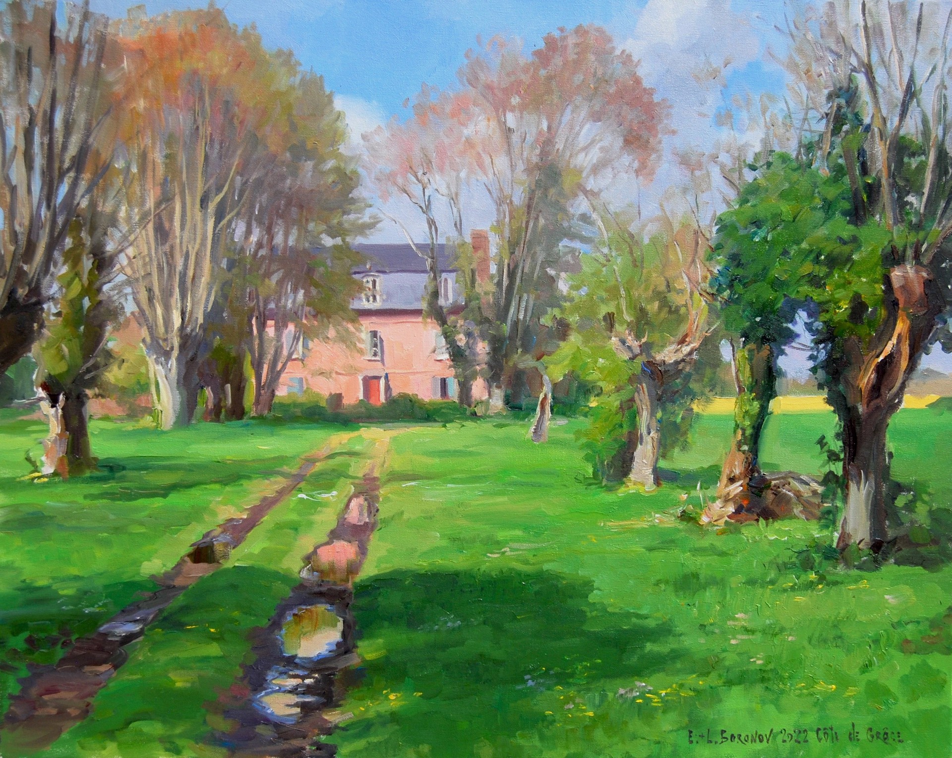After the Rain, Spring in Normandy by Evgeny & Lydia Baranov
