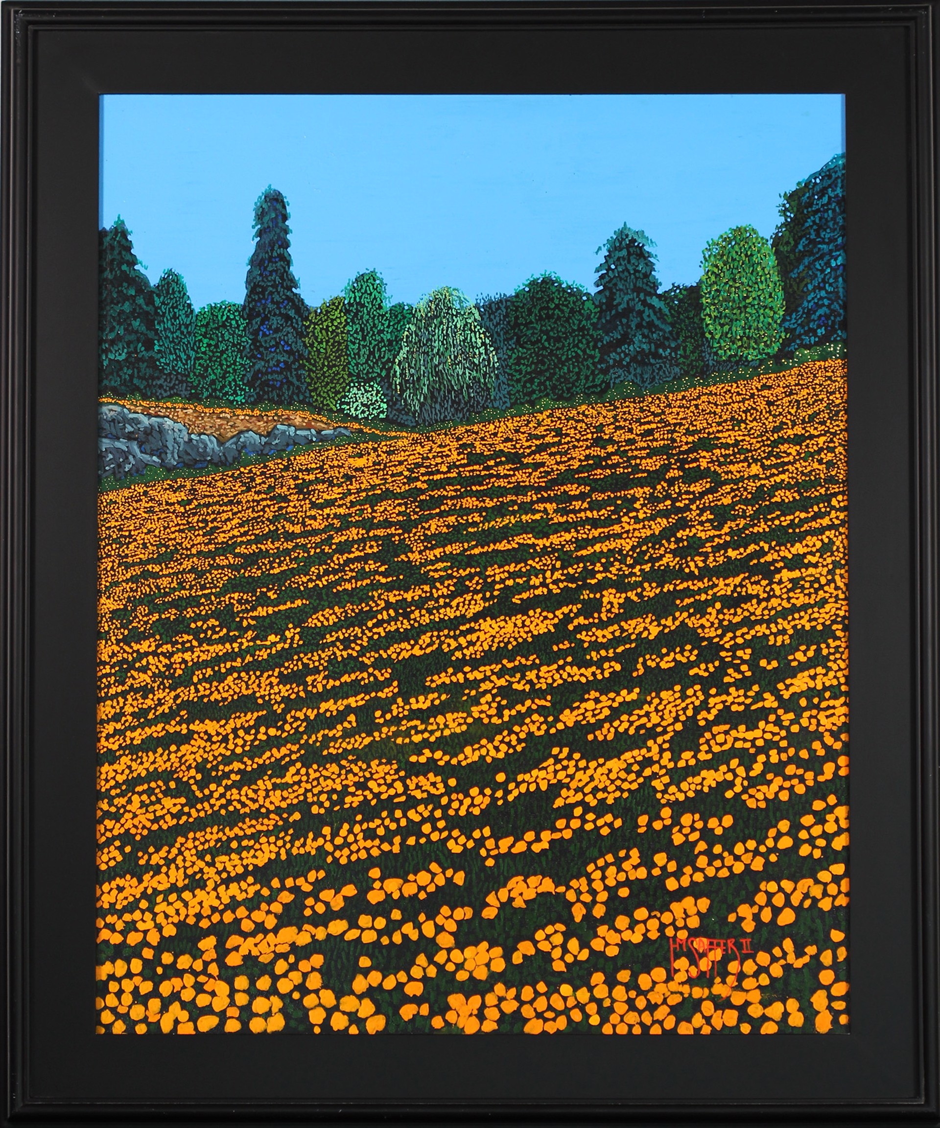 Orange Poppies II by H.M. Saffer II