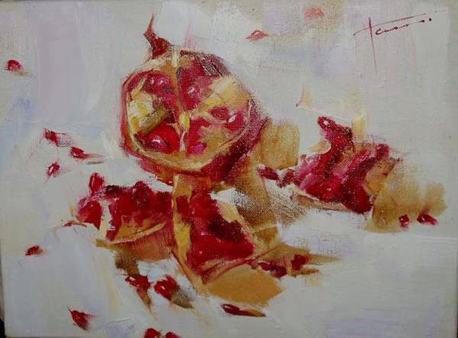 Pomegranates by Yana Golubyatnikova