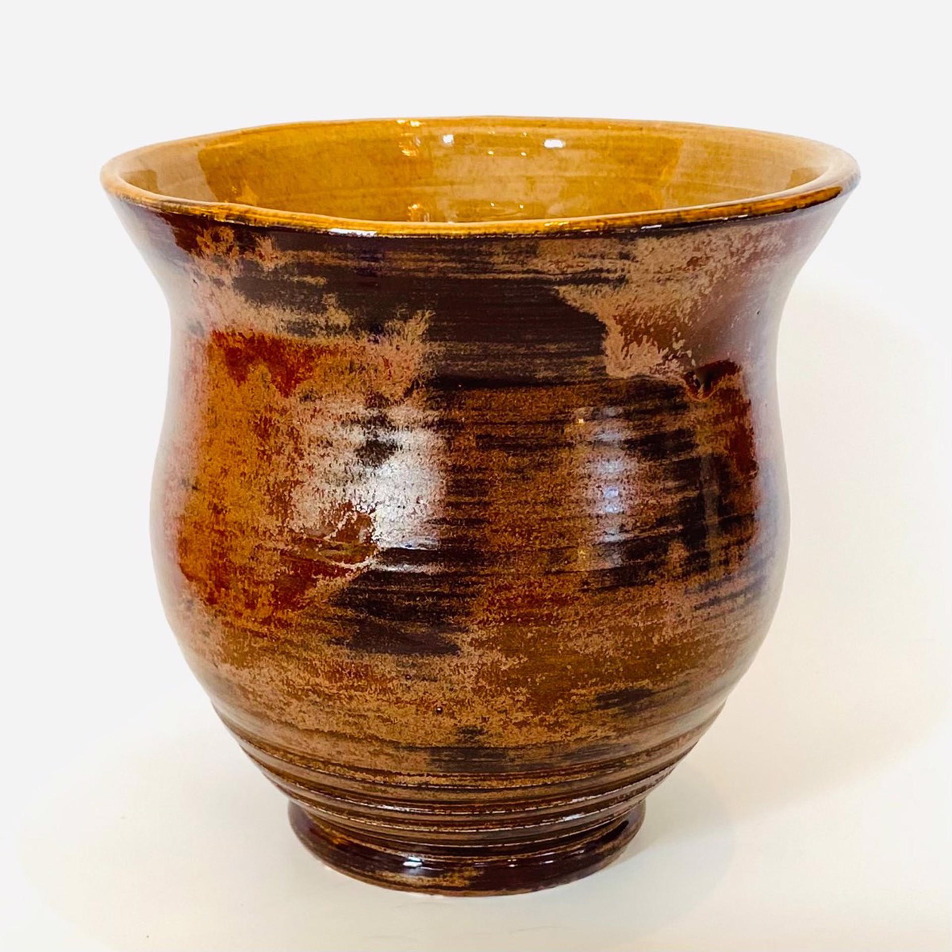 Sharpe22-3 Metallic Glaze Vase by Venetia & John Sharpe