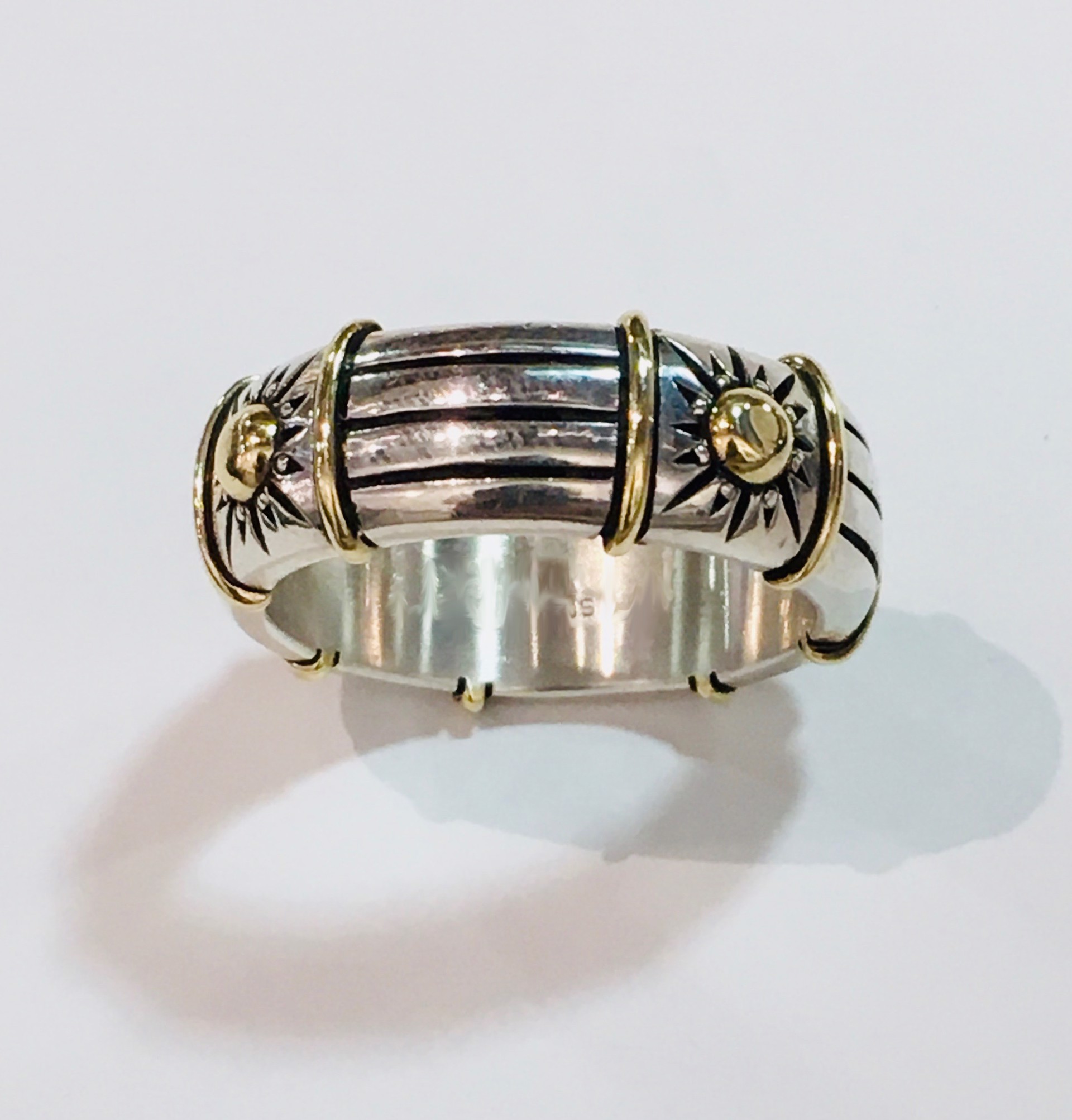 Ring With 14K Gold by DAVID & RONNIE