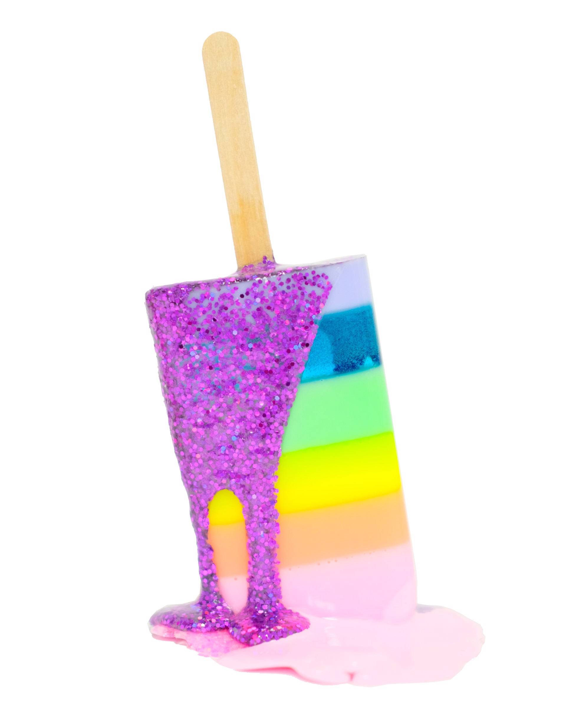 Pastel Rainbow Melting Pop by Betsy Enzensberger