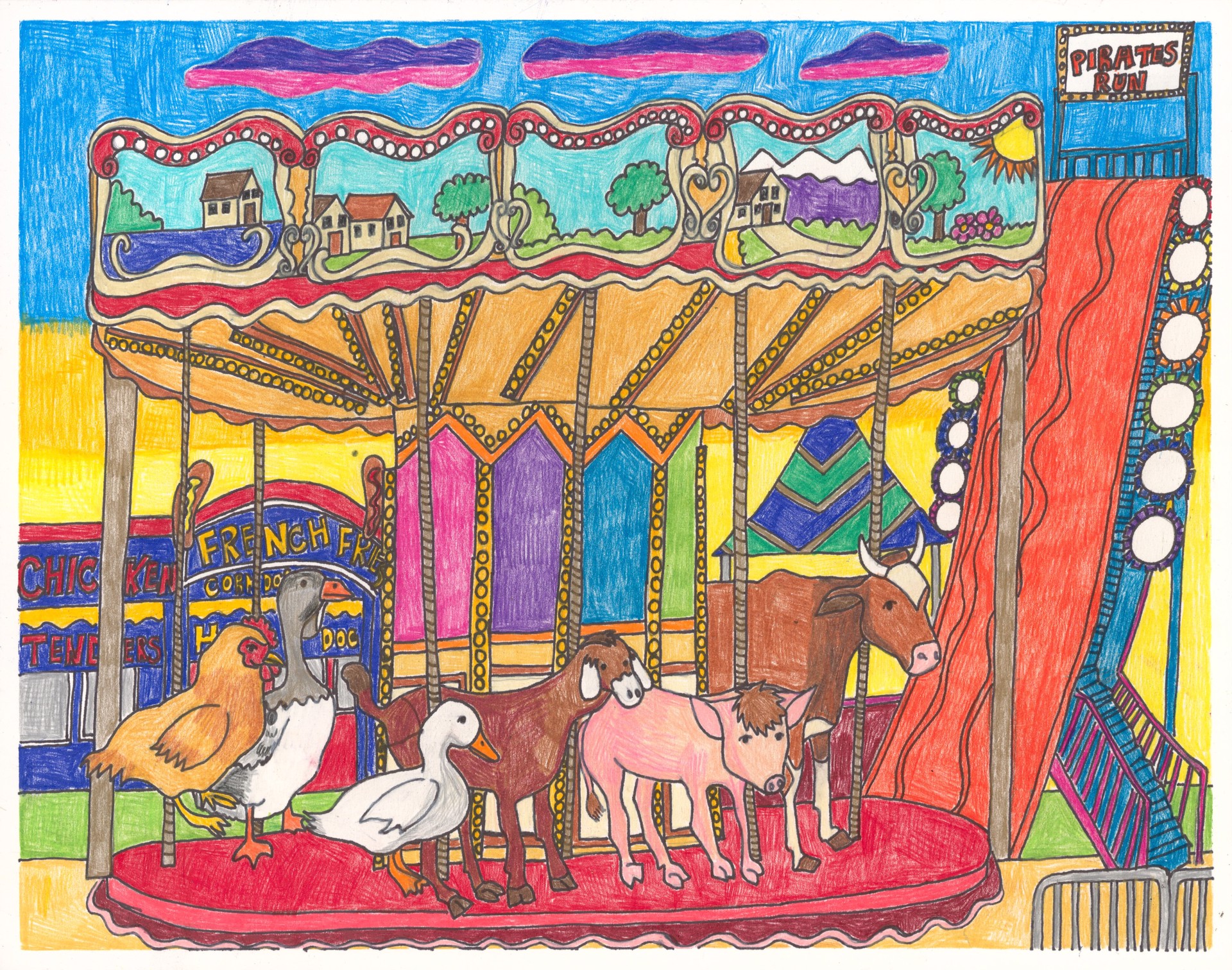 Carousel Fun by Jacqueline Coleman