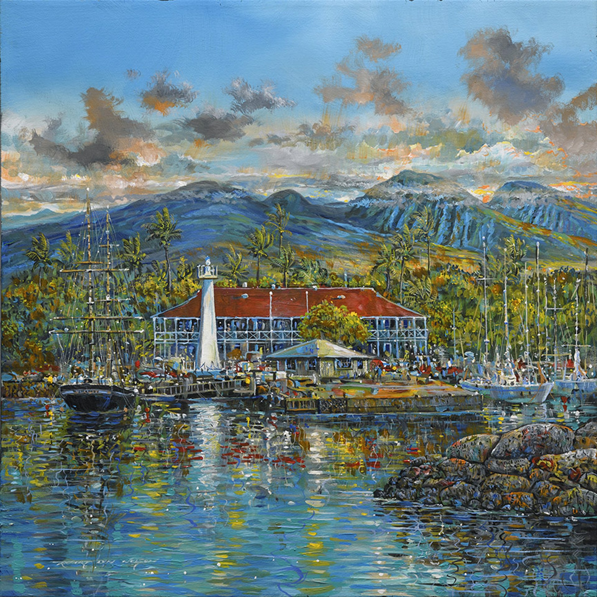 Lahaina Past by Robert Lyn Nelson