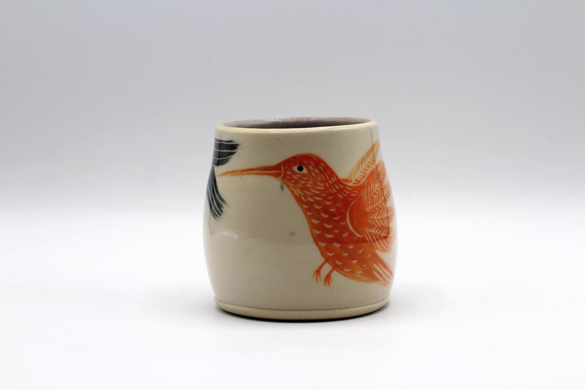 Hummingbird and Flower Mug by Christine Sutton