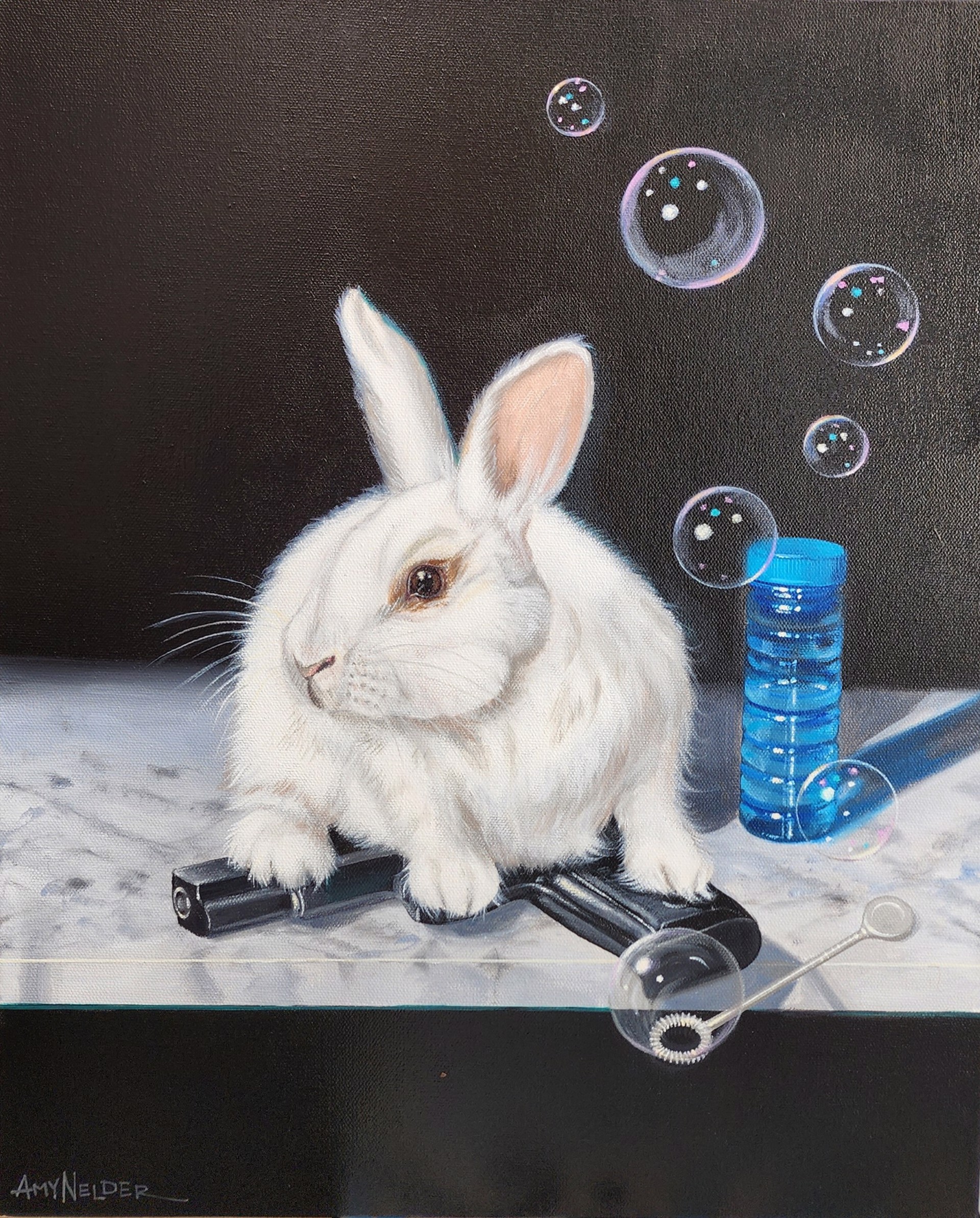 Bunnies and Guns #6 (Bunnies, Bubbles and Guns) by Amy Nelder