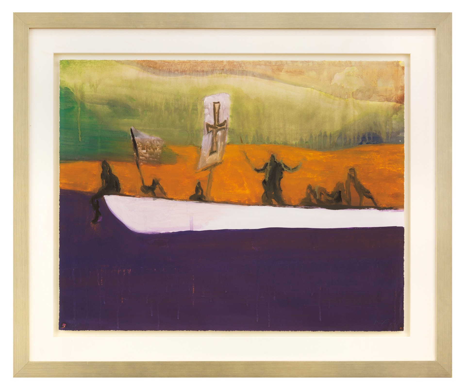 Untitled (Canoe) by Peter Doig