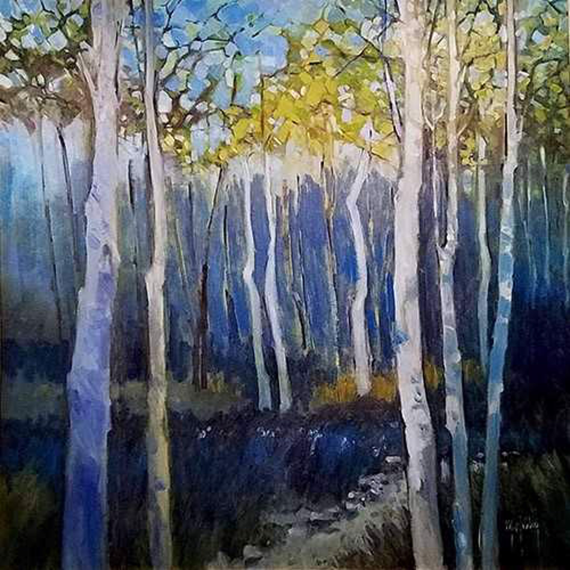 Blue Forest  by Mary Hubley