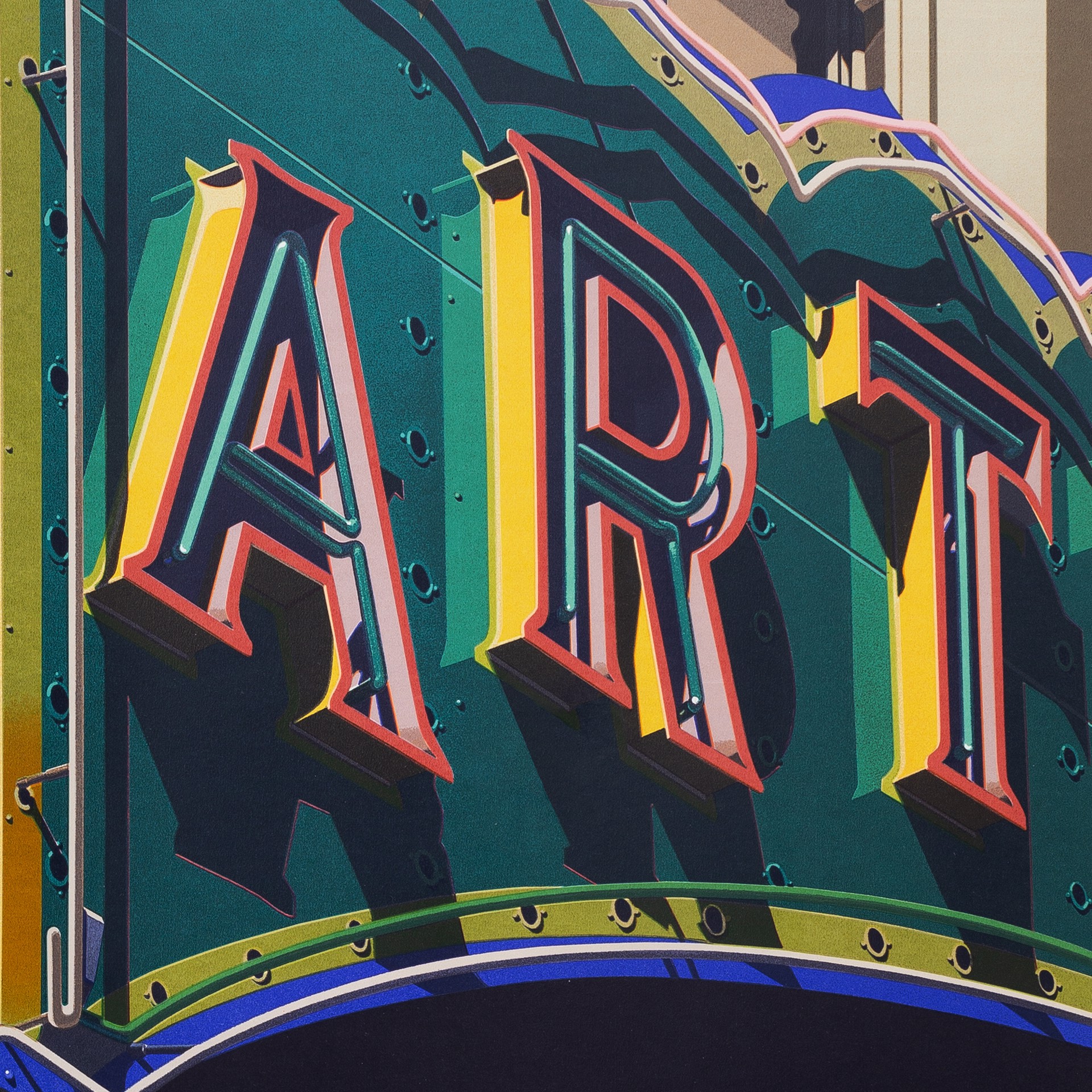Art (from American Signs portfolio) by Robert Cottingham
