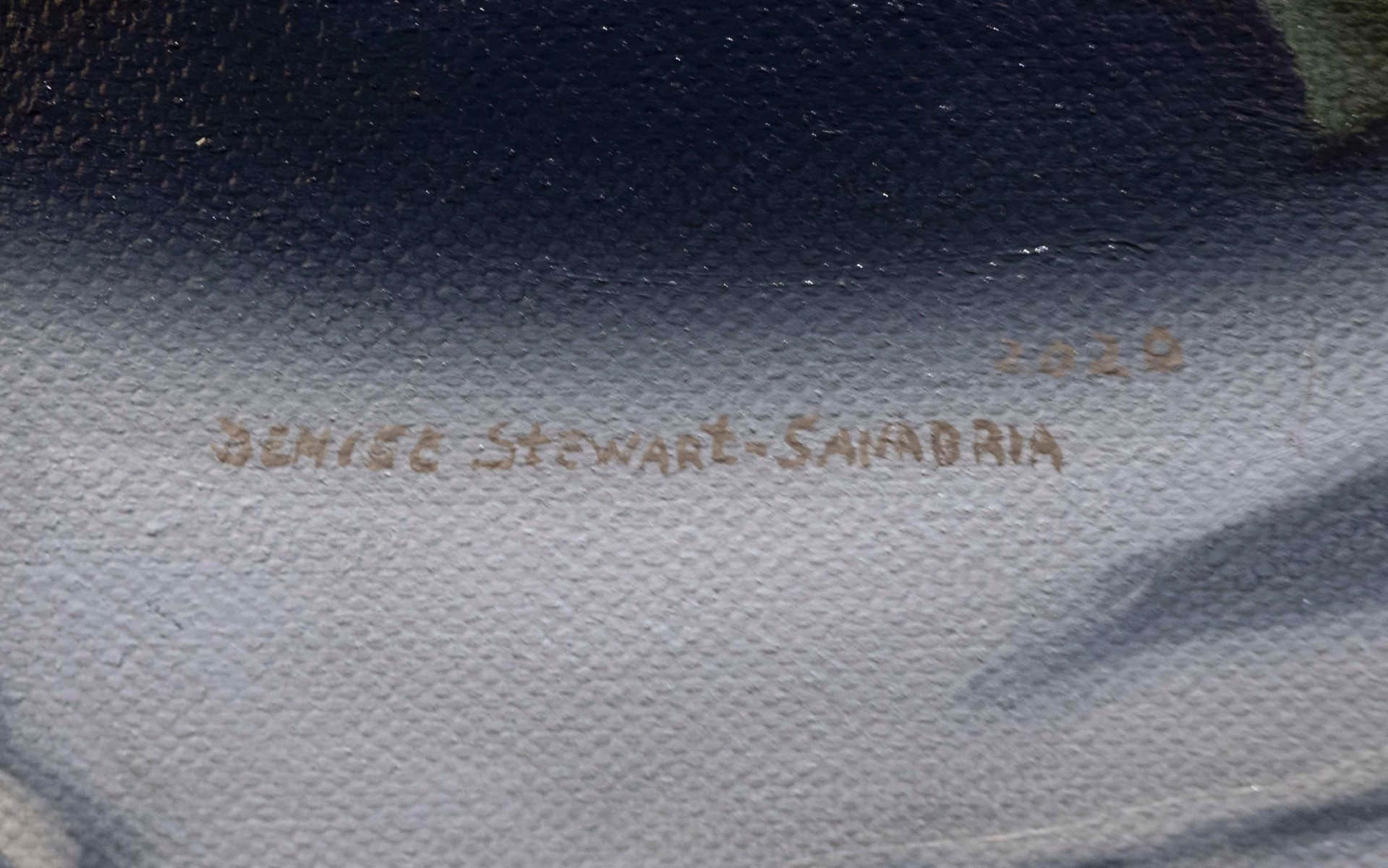 Aubergine Overhead by Denise Stewart-Sanabria