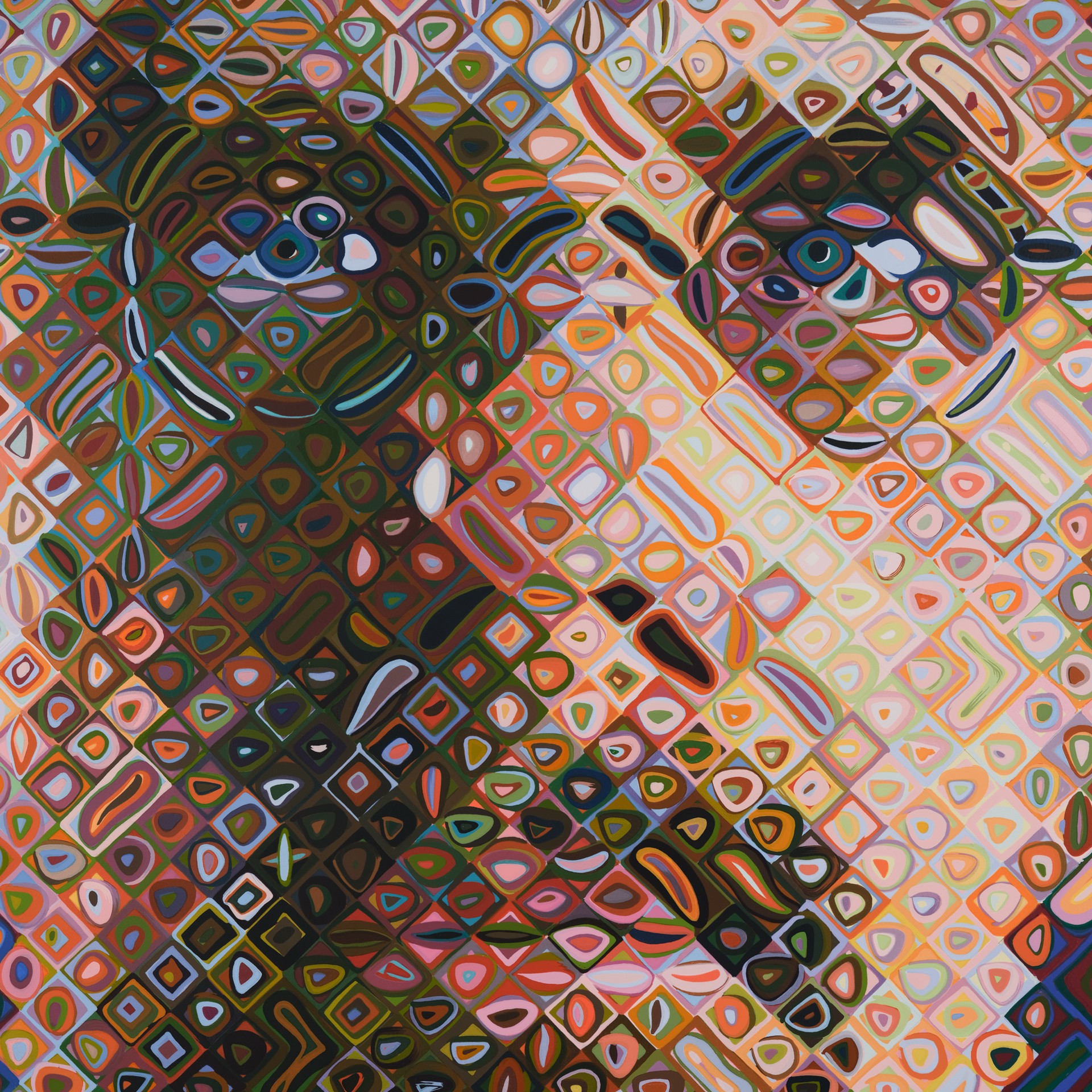 Self-Portrait by Chuck Close