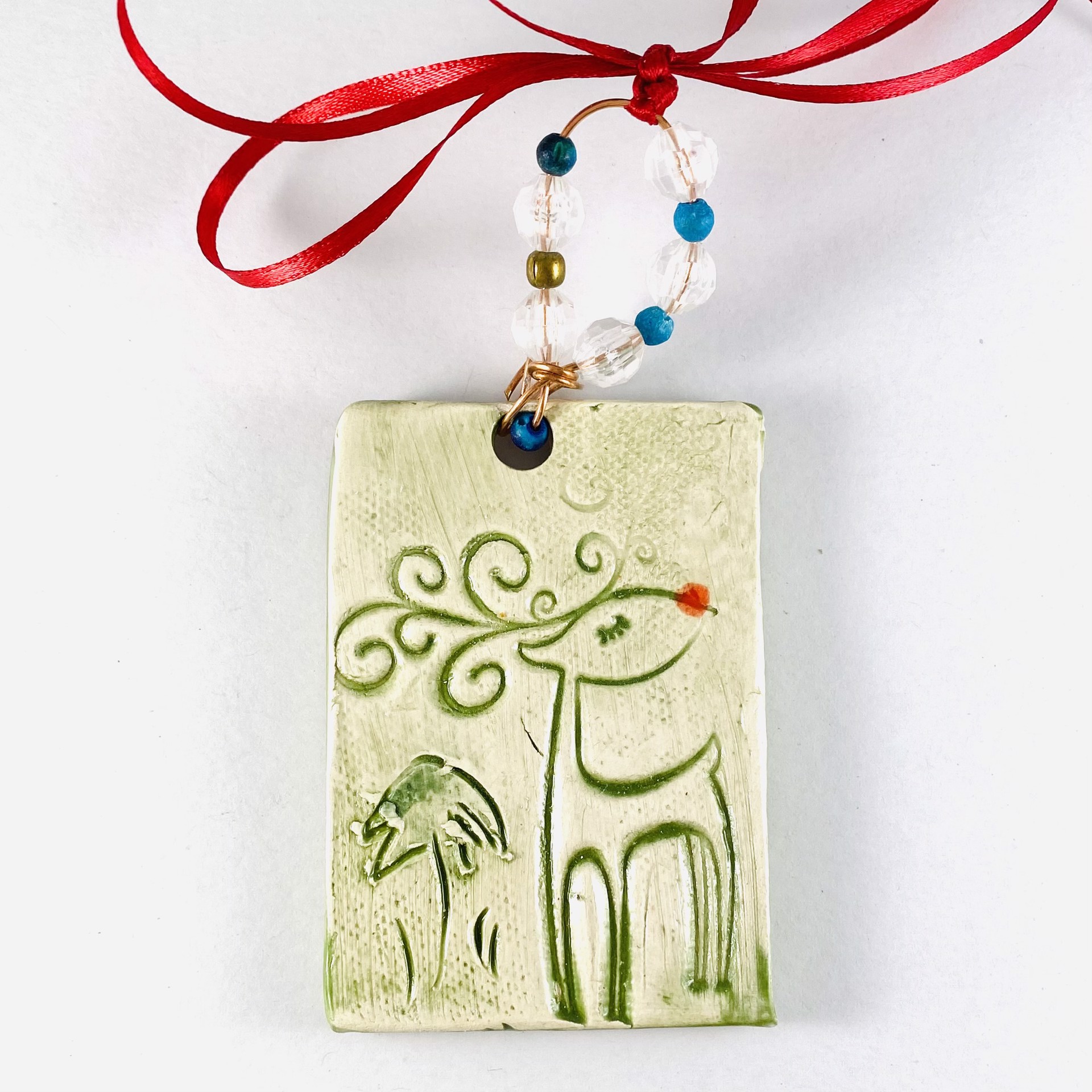 NQR21 Reindeer Ornament by Judy Kepley