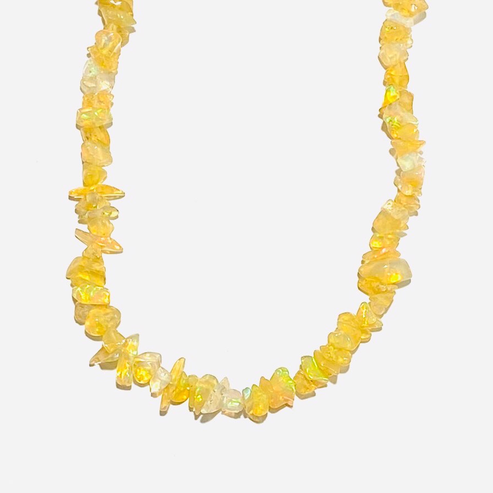 Ethiopian Opal Chips Strand Necklace NT23-62 by Nance Trueworthy