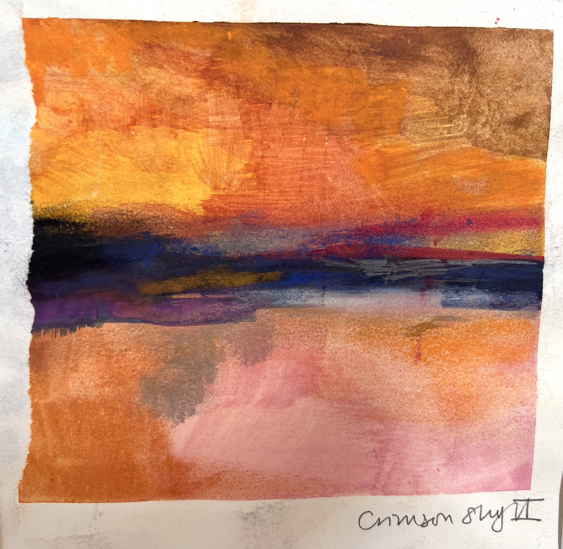 Crimson Sky II by Jane Kell