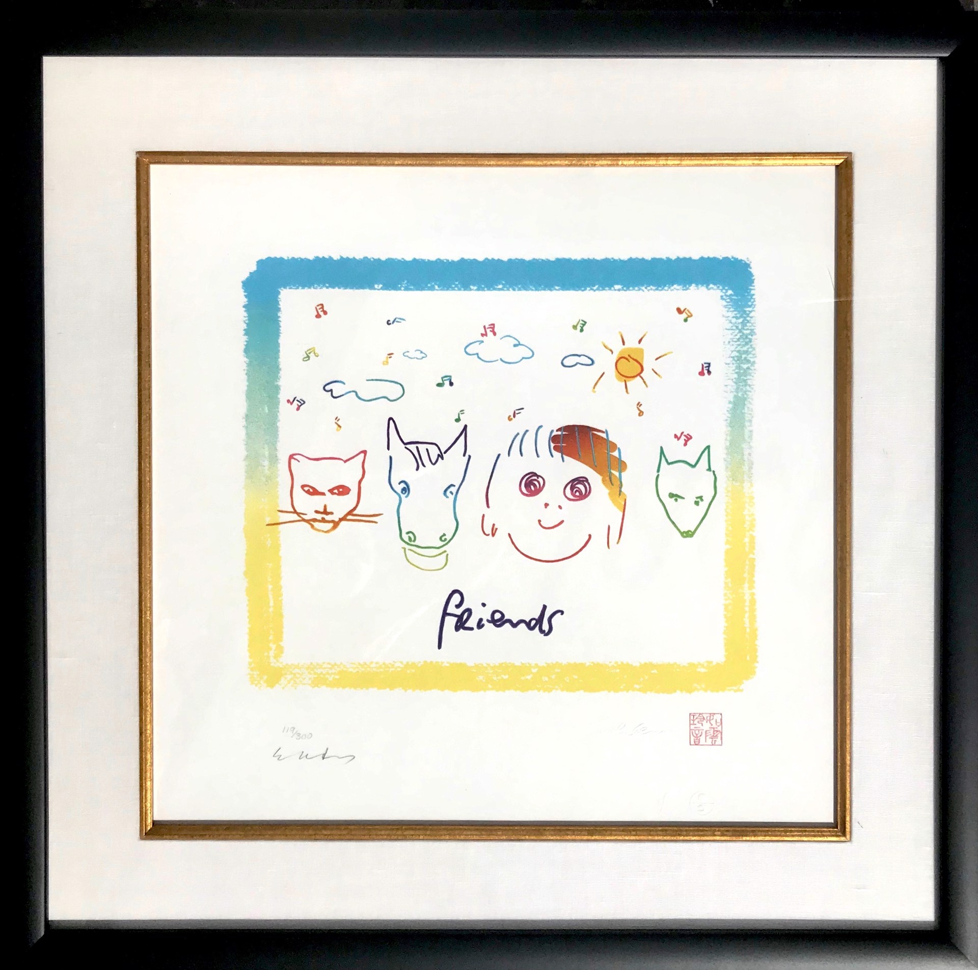 Friends (Framed) by John Lennon