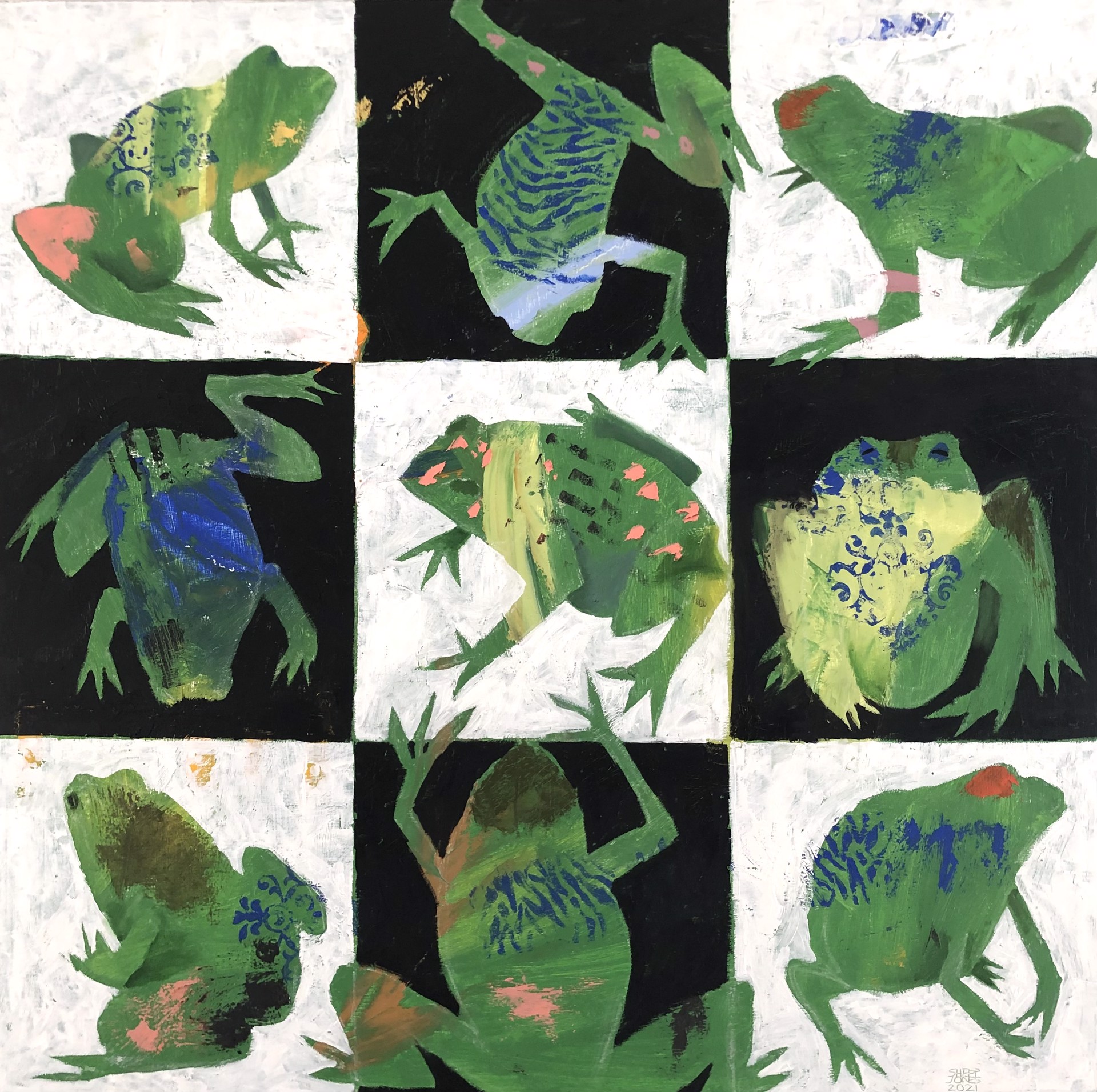 Frogs 1 by Sheep Jones