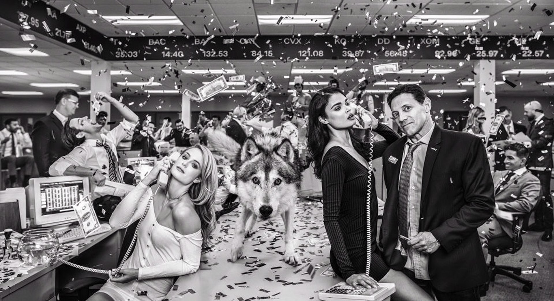 The Wolves of Wall Street by David Yarrow