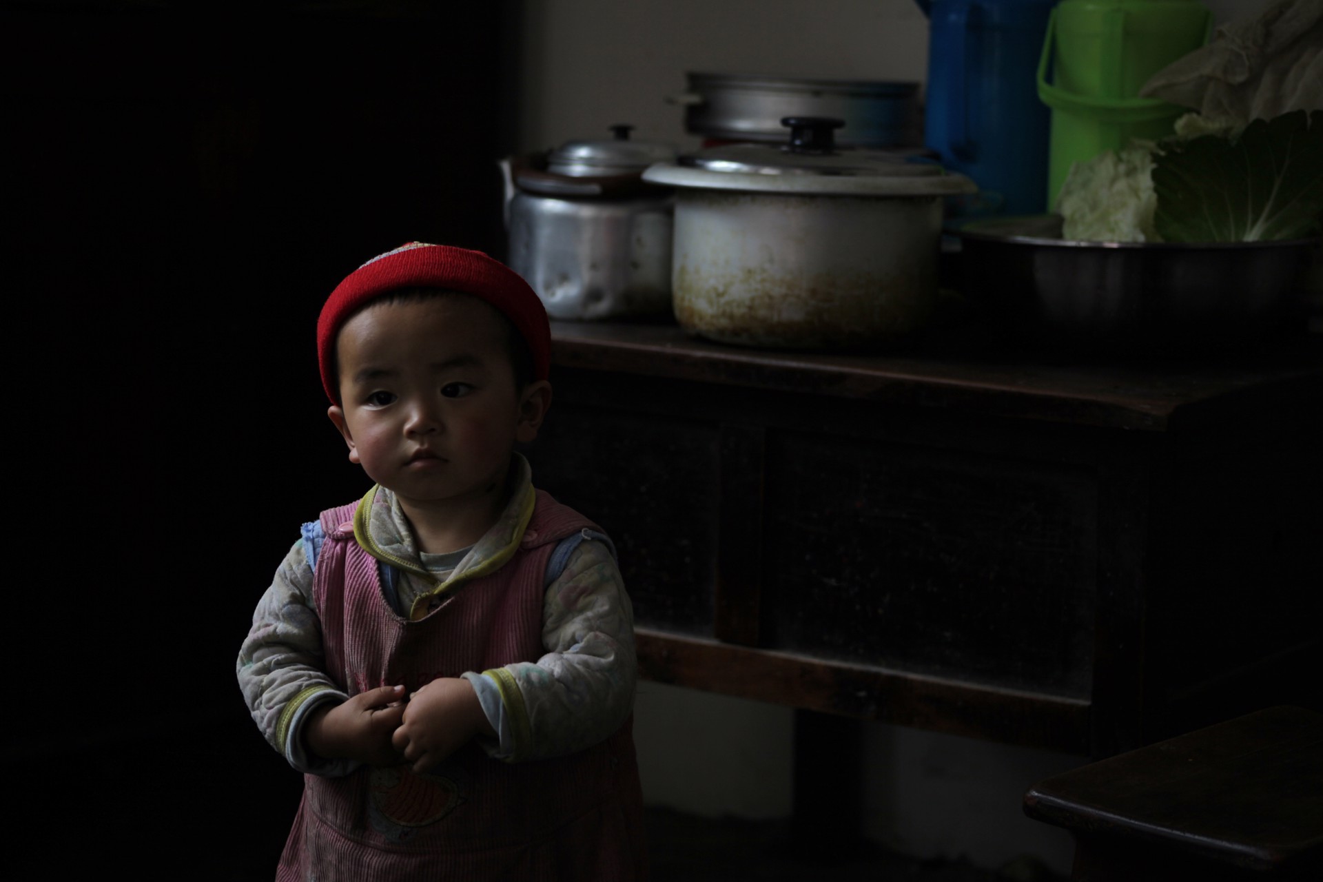 Tibetan Boy by Hsu-Jen Huang