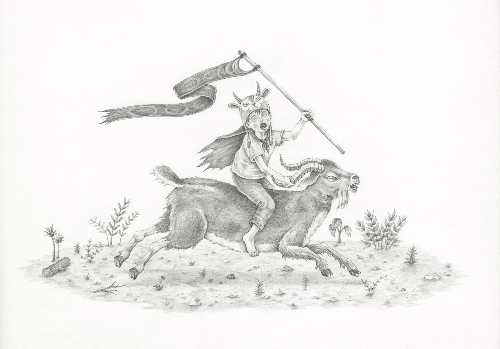 Goat Rider by Mark Hosford