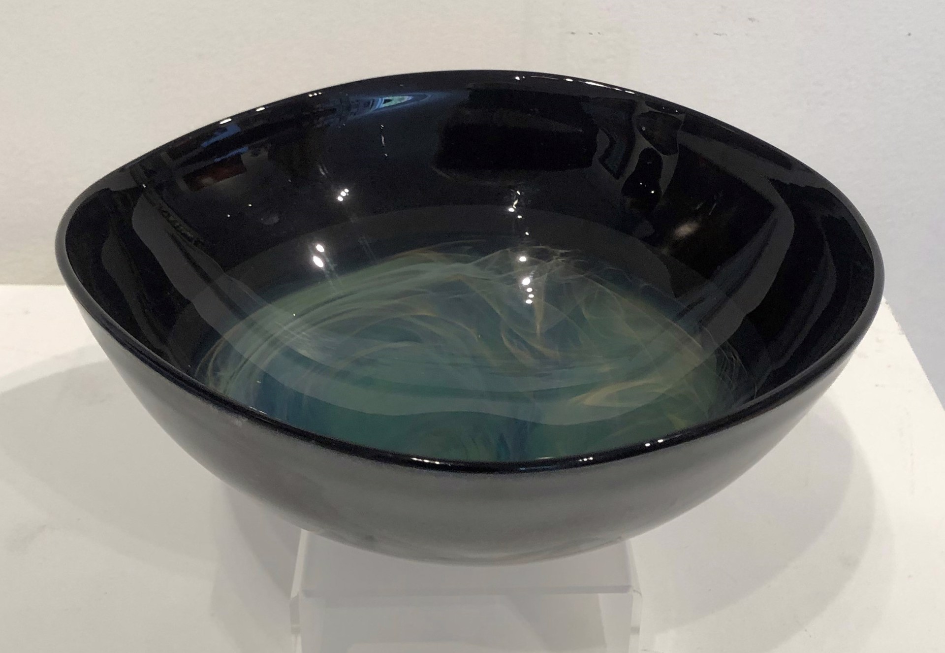 Black/blue bowl by Andrew Kuntz