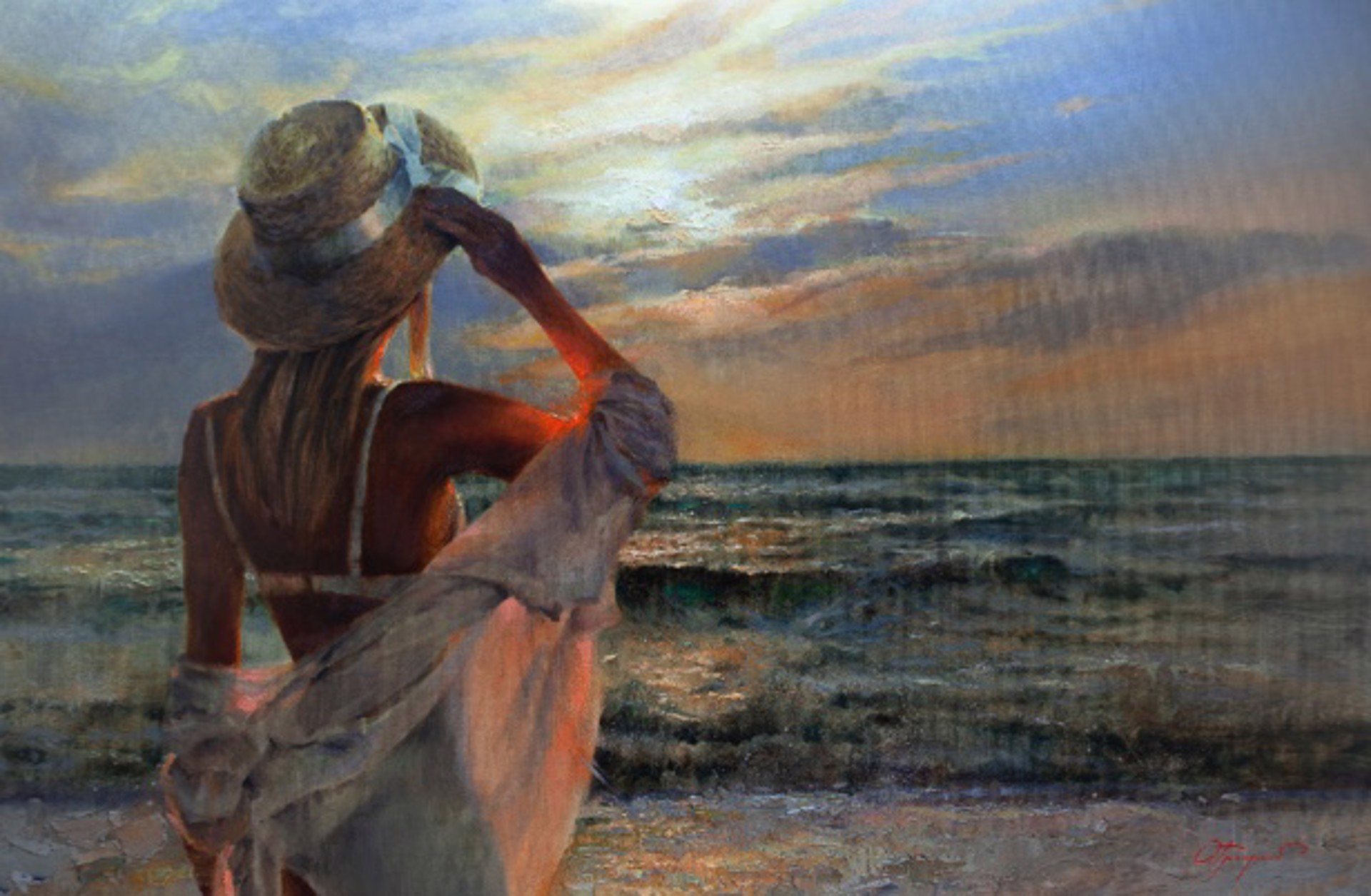 "Sunset Admiring" by Oleg Trofimov