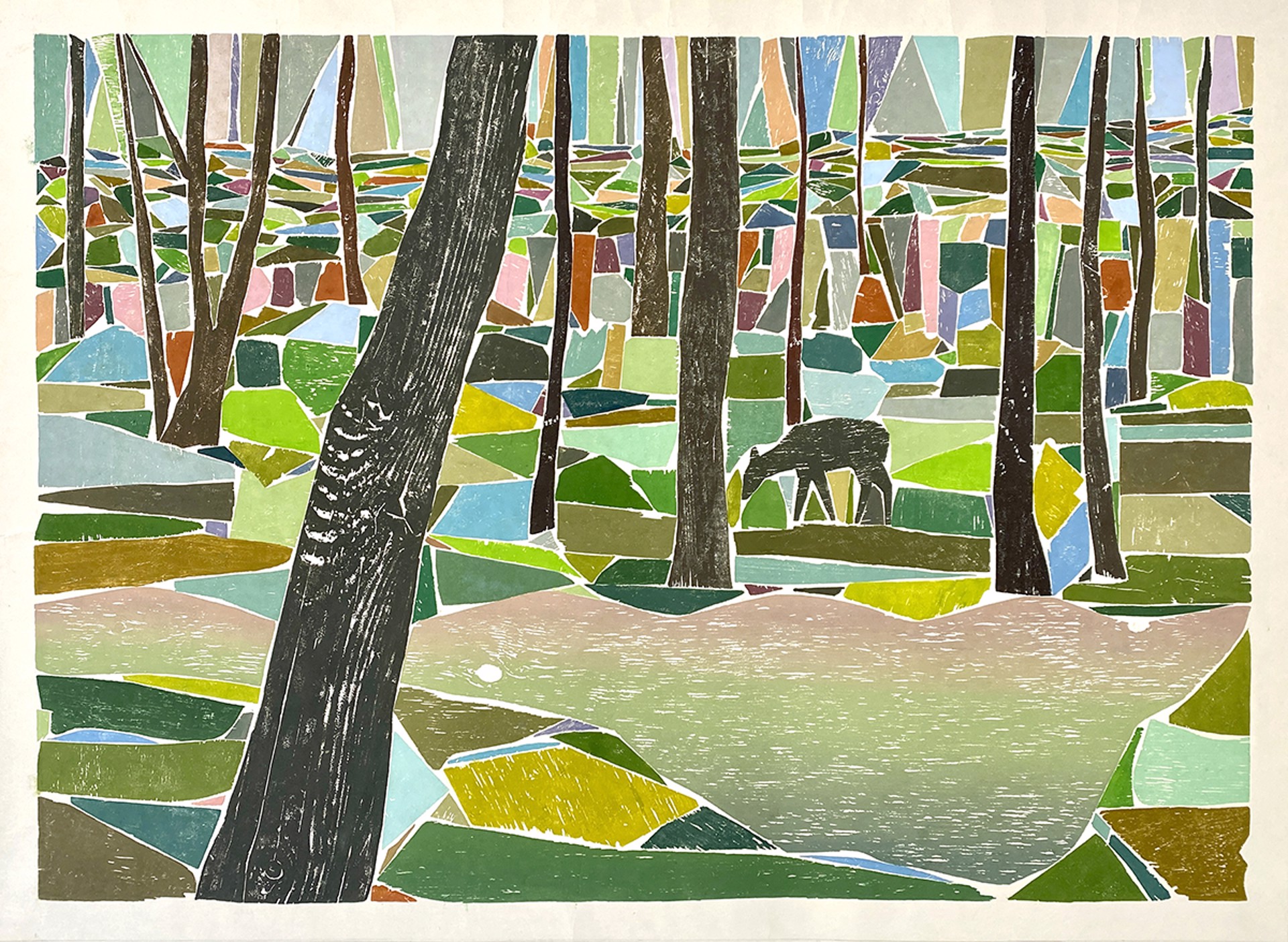 A Deer in the Woods II by Heejung Cho