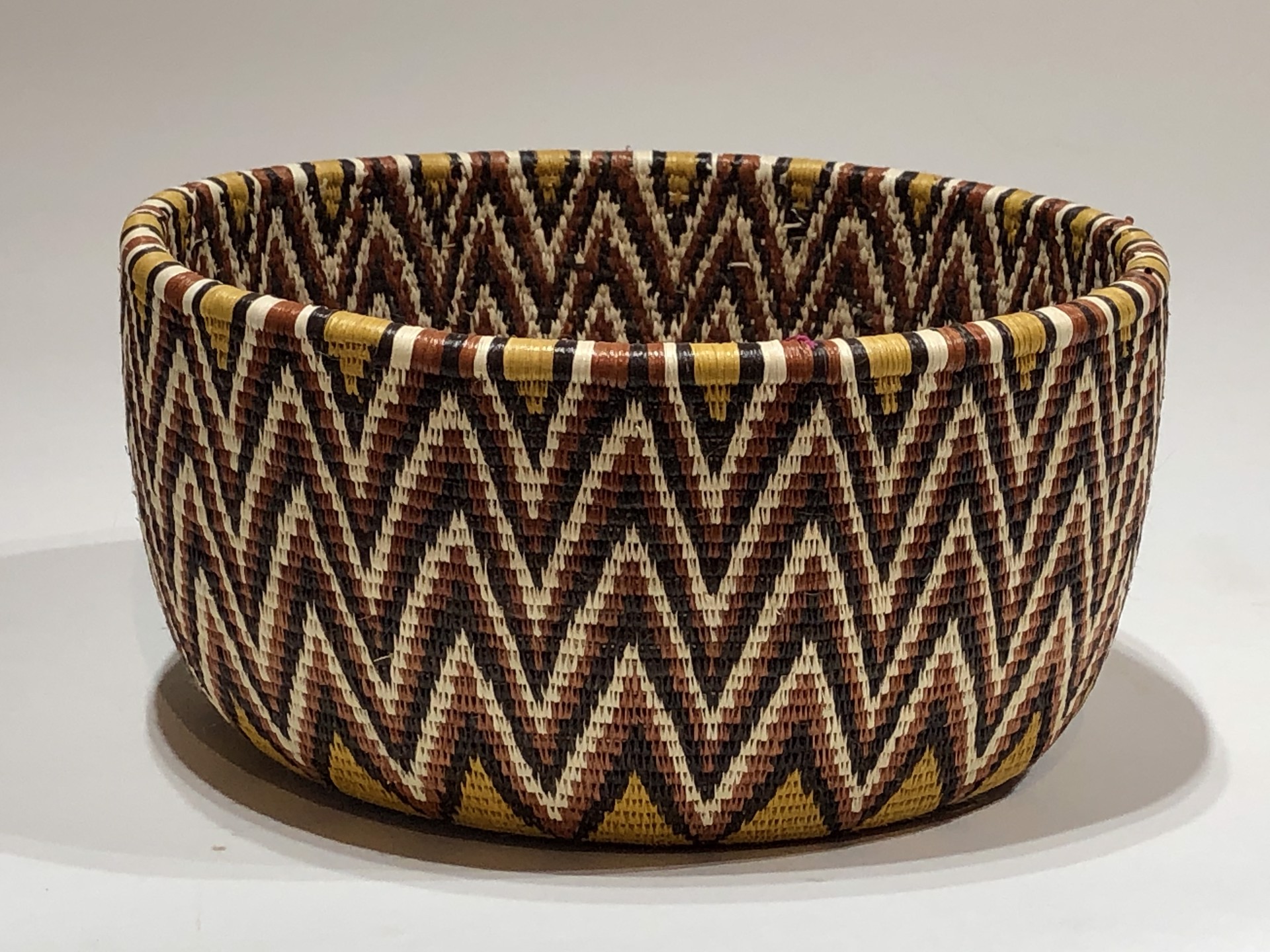 Geometric Basket (062) by Wounaan & Embera Panama Rainforest Baskets Wounaan