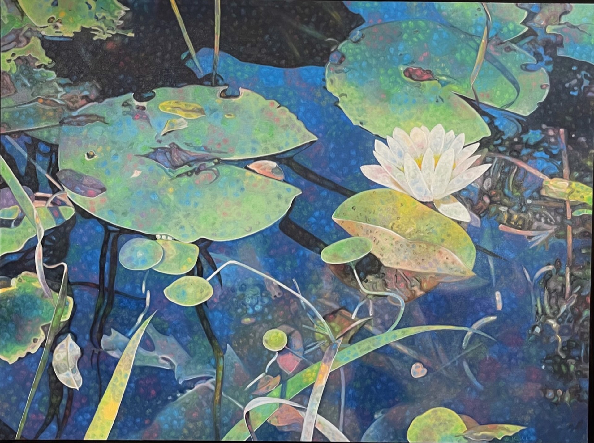 The Dancer's Pond with Lily by Edward Kellogg