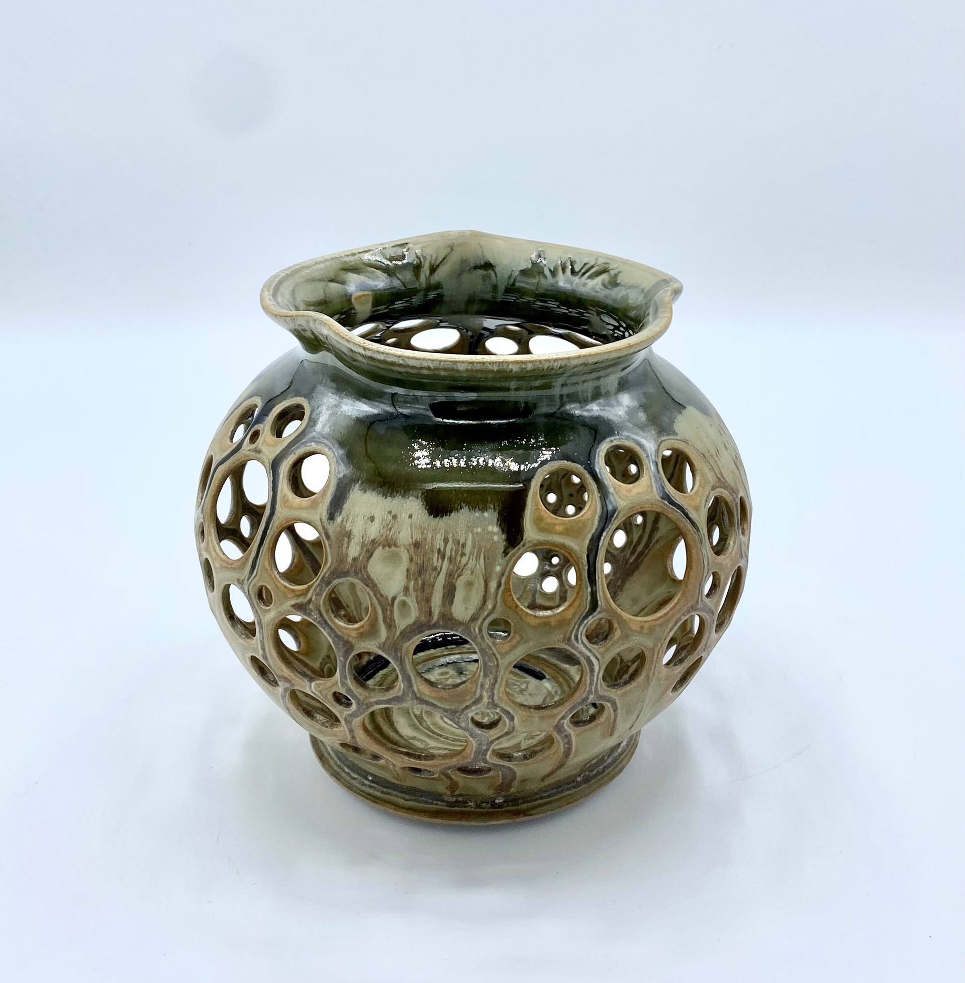 Candle Lantern by J. Wilson Pottery