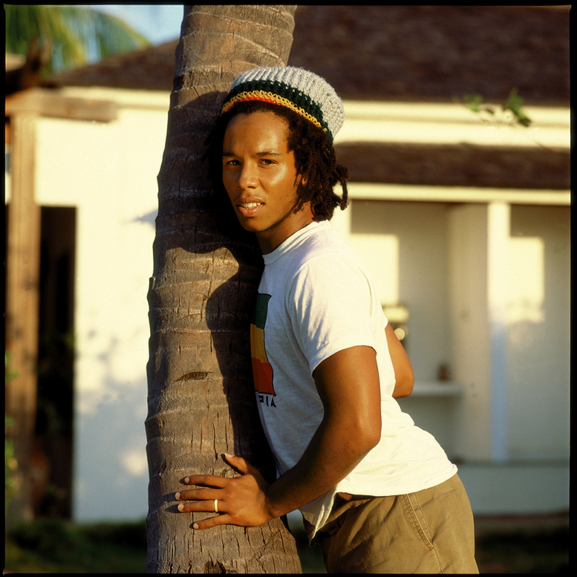 88011 Ziggy Marley On the Palm Tree 1988 Color by Timothy White