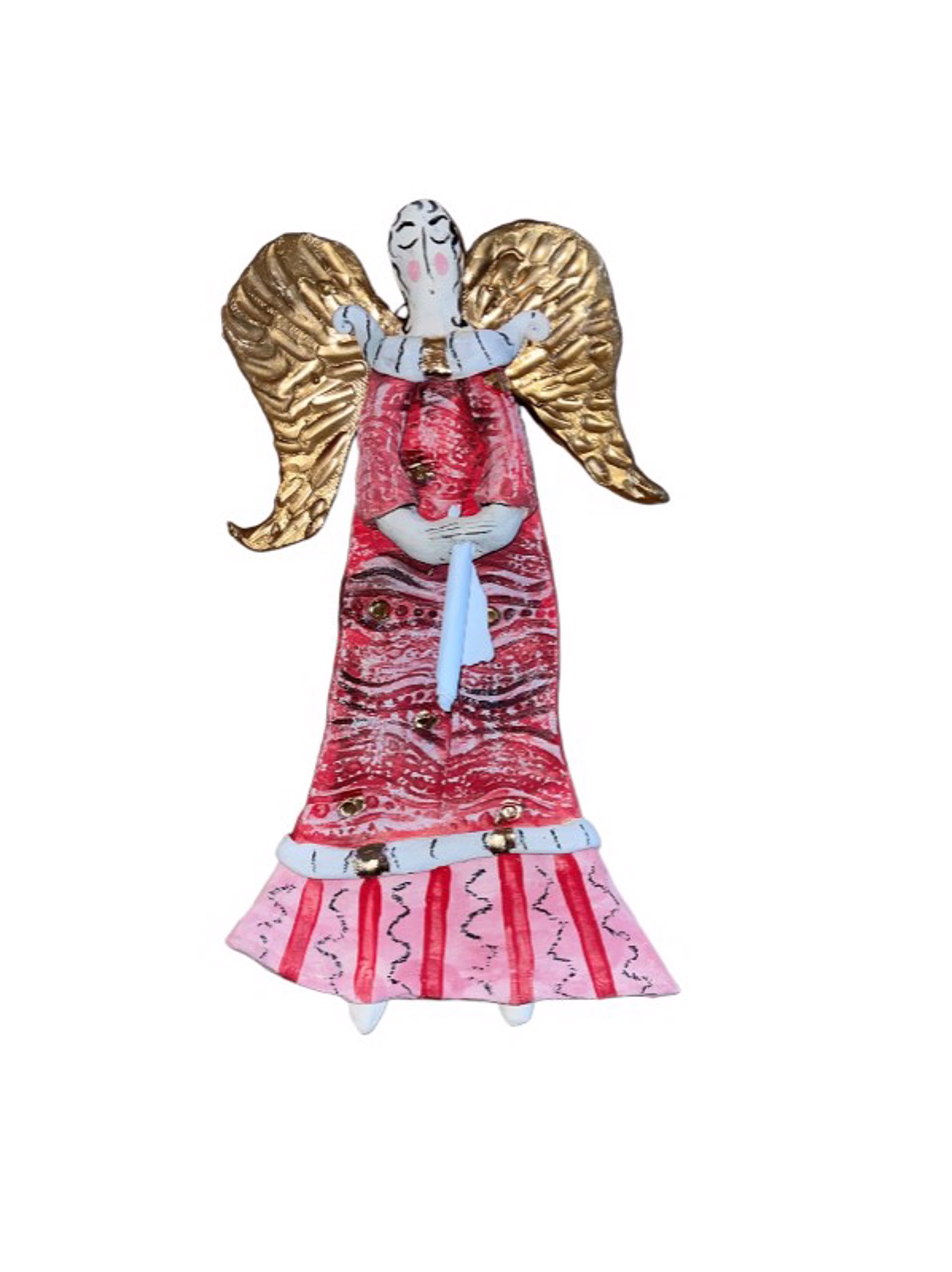 Large Prayer Angel by Justine Ferreri