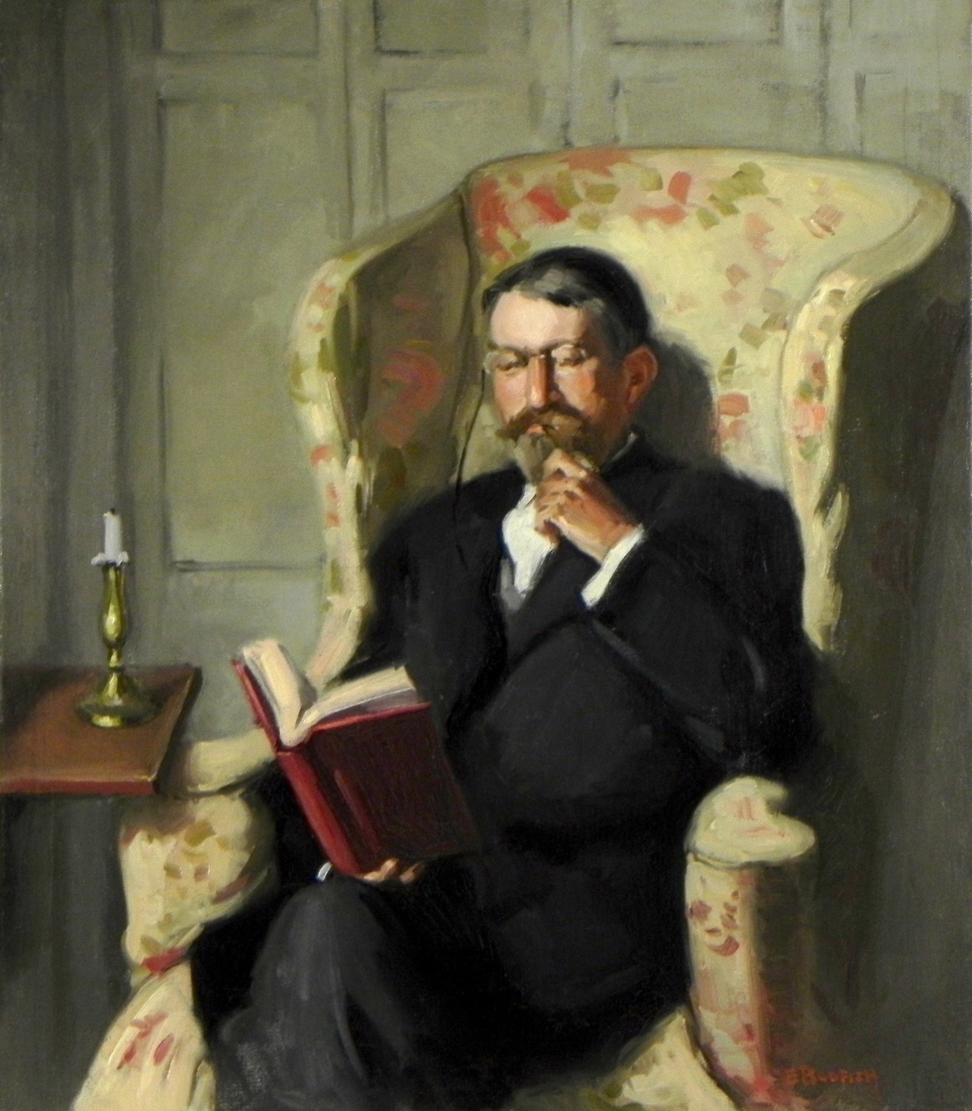 Father in Wingchair by Evelin Bodfish Bourne
