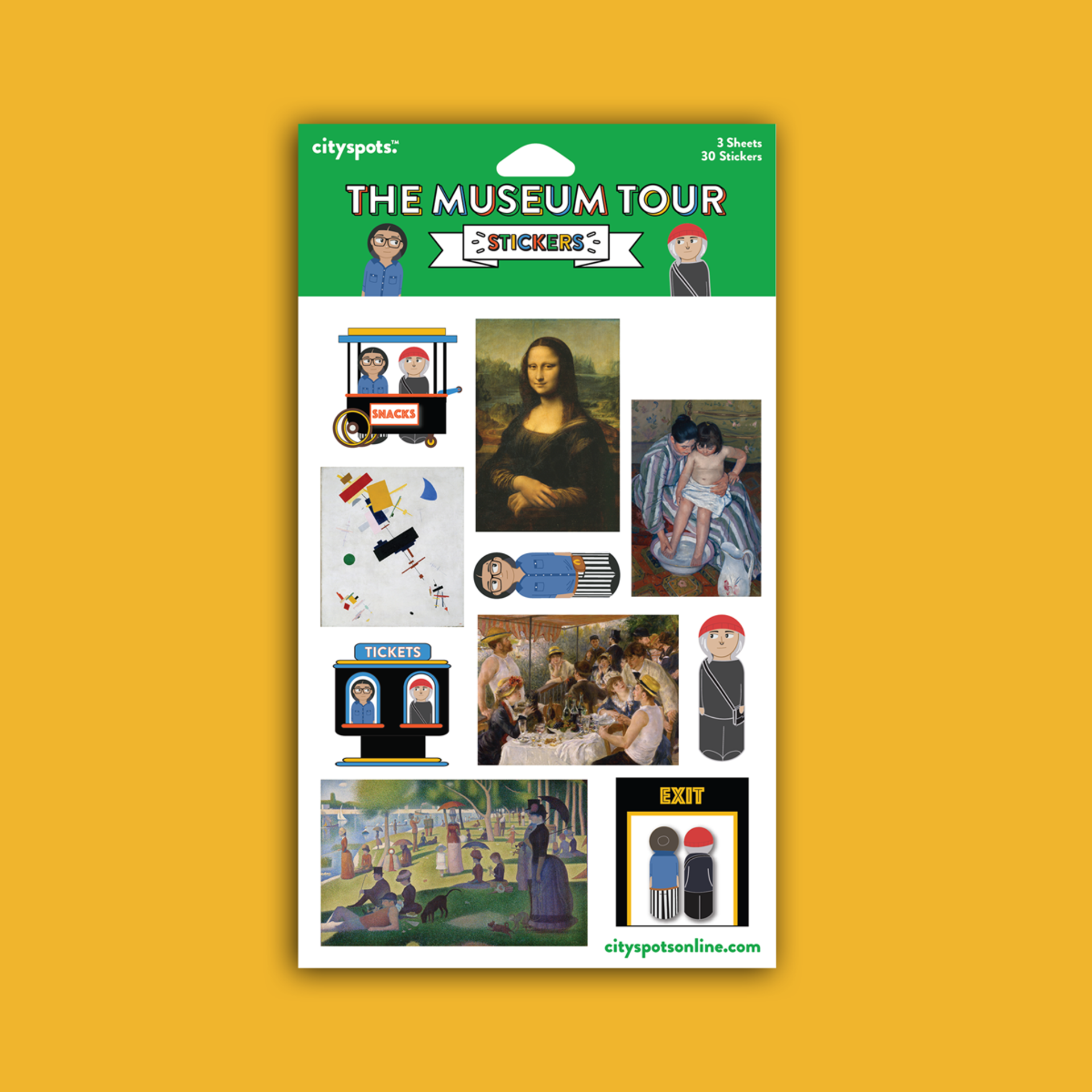 The Museum Tour Sticker Pack: First Edition