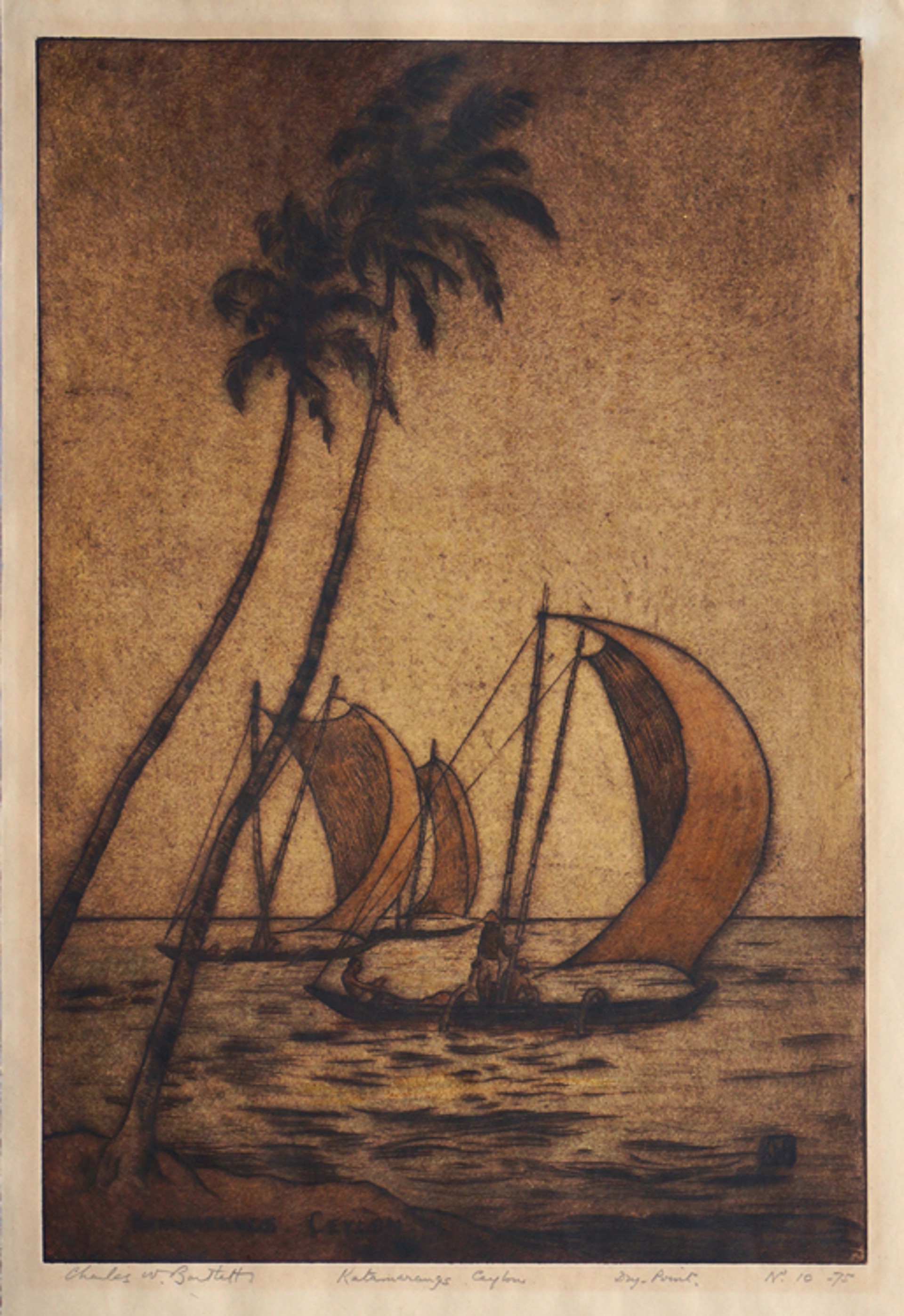 Katamarangs, Ceylon by Charles Bartlett