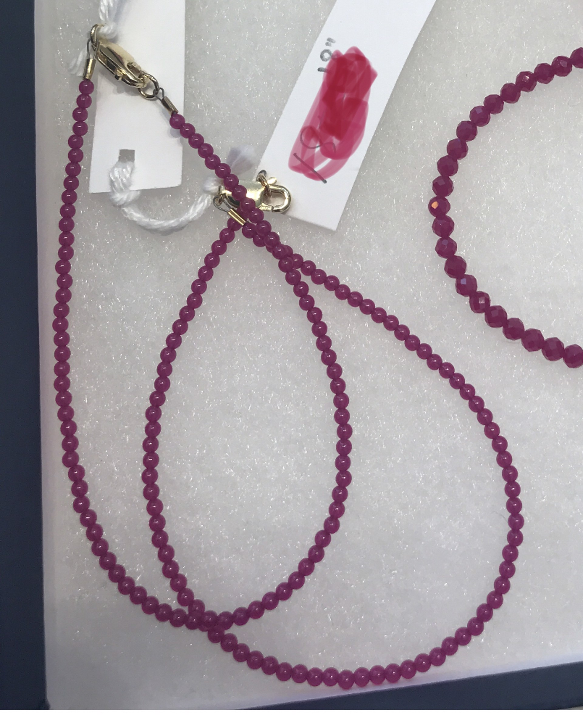 Ruby Bracelets ~ Special Order by Nance Trueworthy